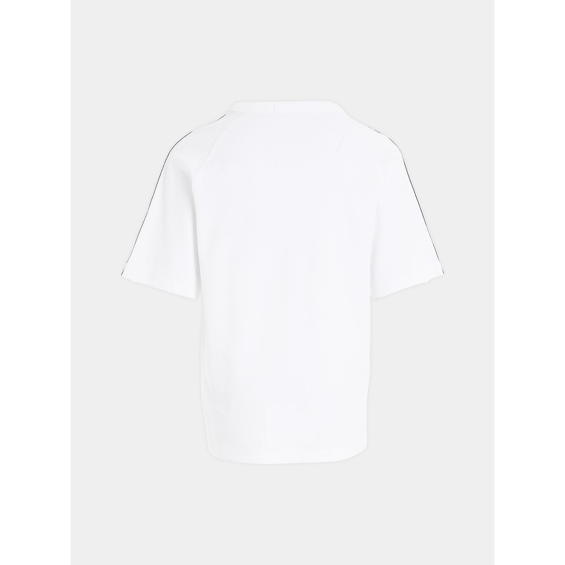 Calvin Klein Jeans Тишърт Tape IB0IB01877 Бял Regular Fit - Pepit.bg