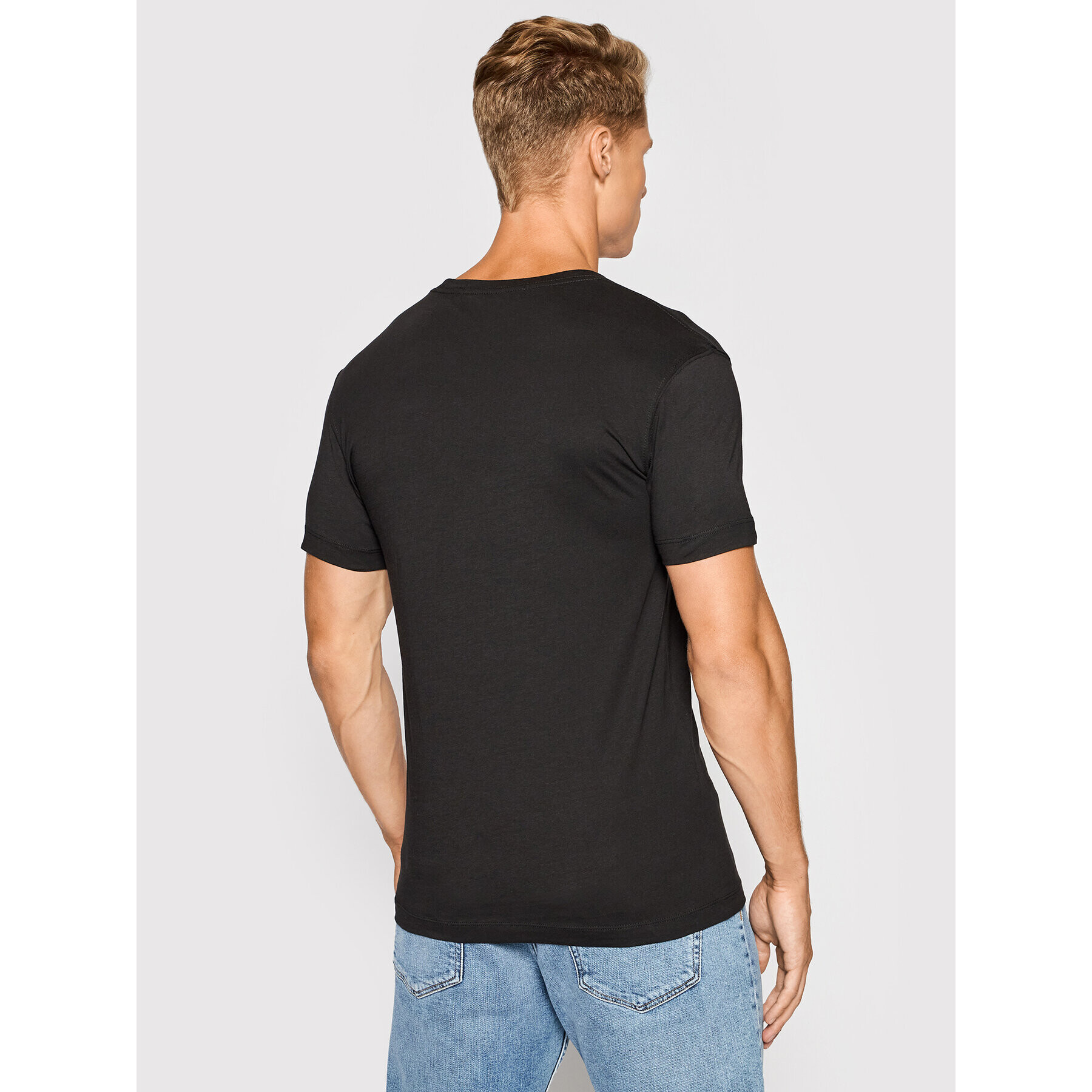 Calvin Klein Jeans Тишърт Tee Shirt Essential J30J314544 Черен Slim Fit - Pepit.bg