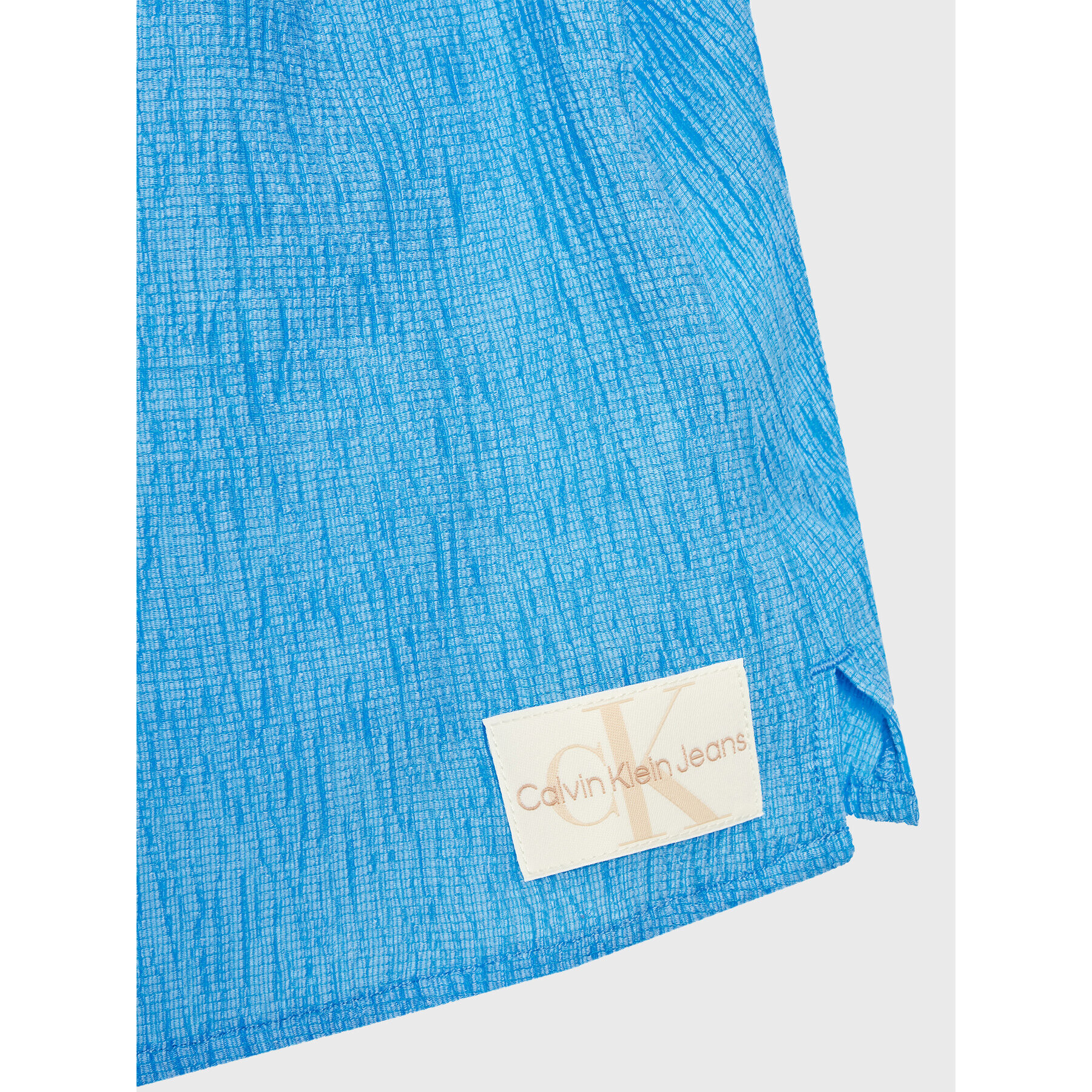 Calvin Klein Jeans топ Crinkle IG0IG01954 Син Regular Fit - Pepit.bg
