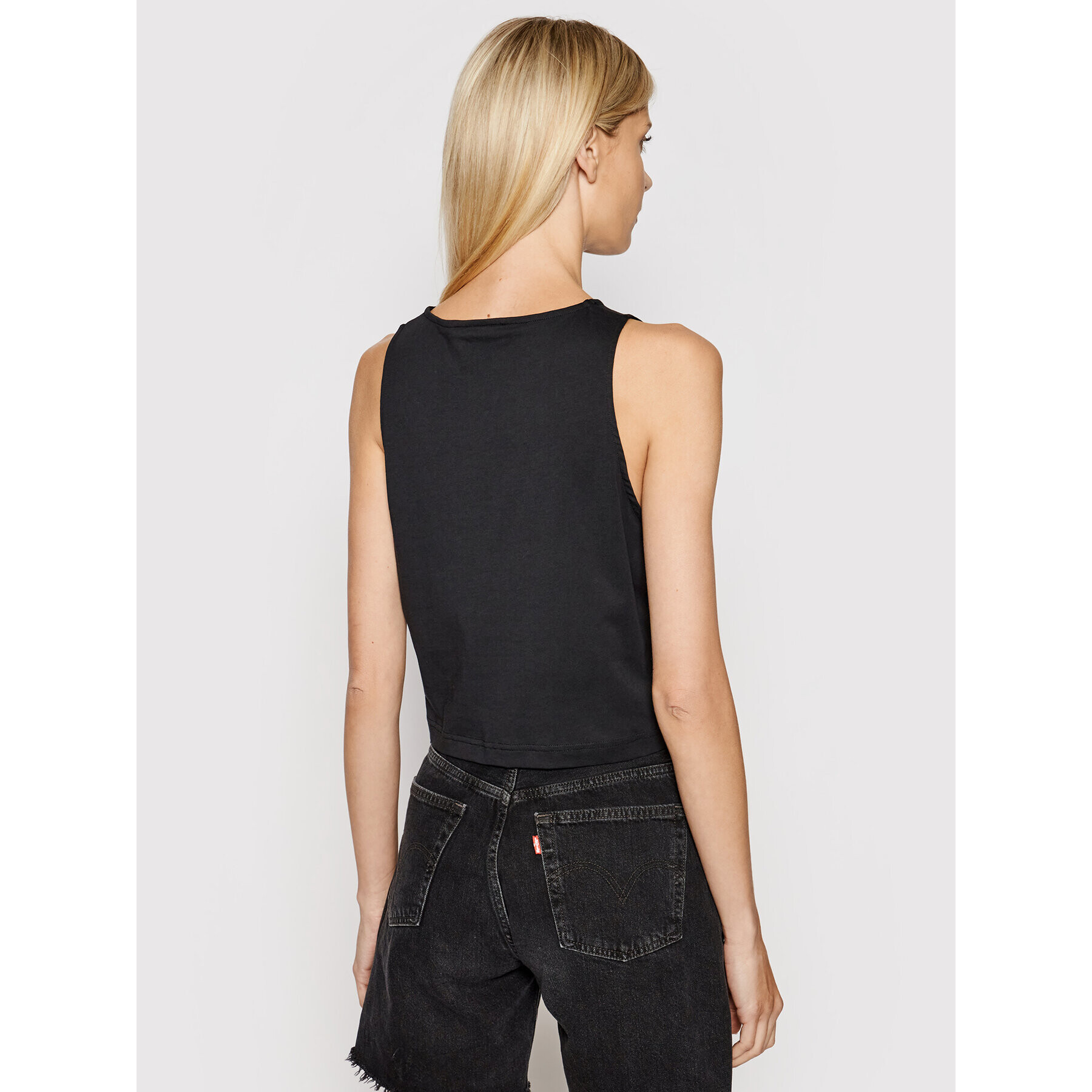 Calvin Klein Jeans топ J20J215622 Черен Regular Fit - Pepit.bg