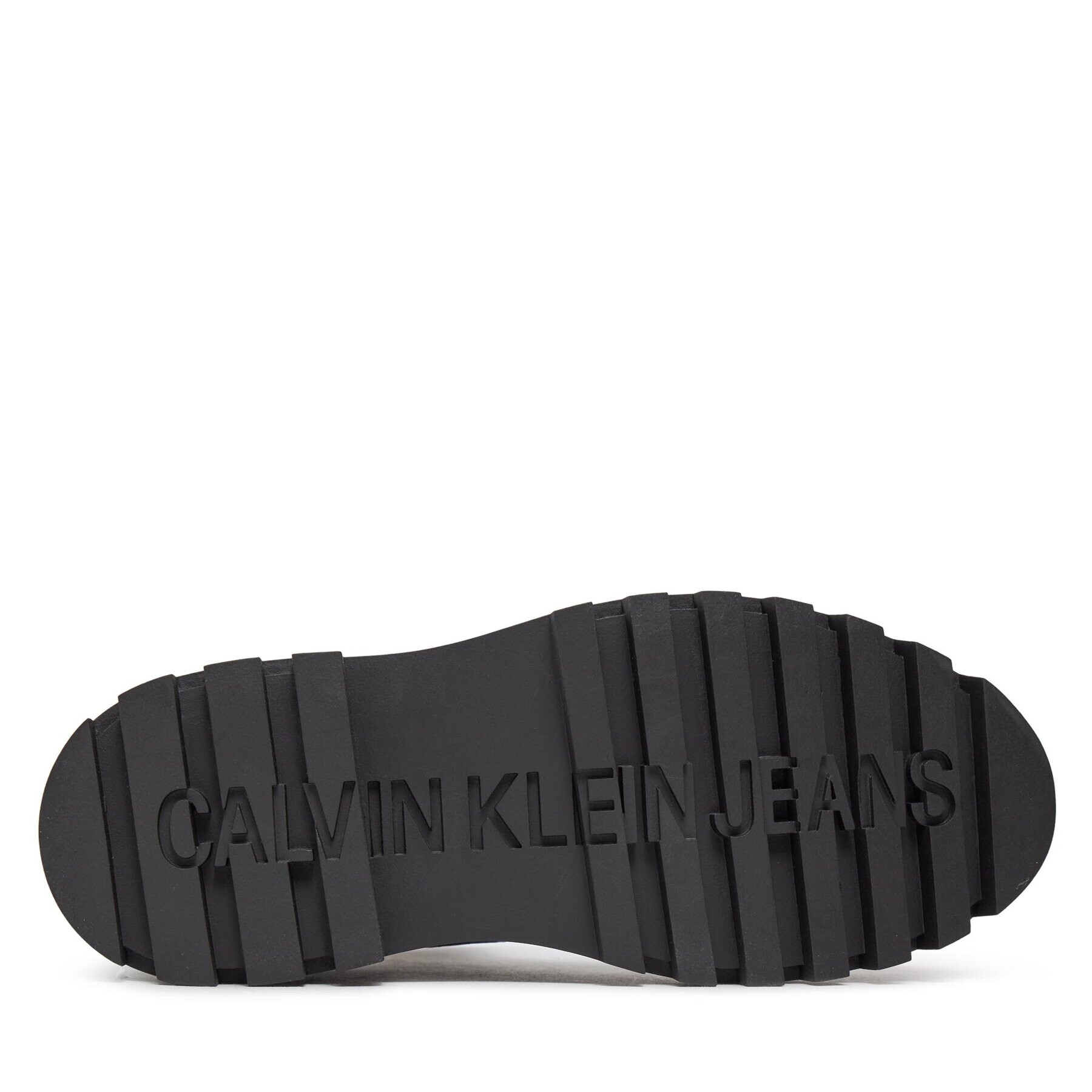 Calvin Klein Jeans Туристически oбувки Chunky Boot Laceup Lth Mg Sat YW0YW01285 Бял - Pepit.bg