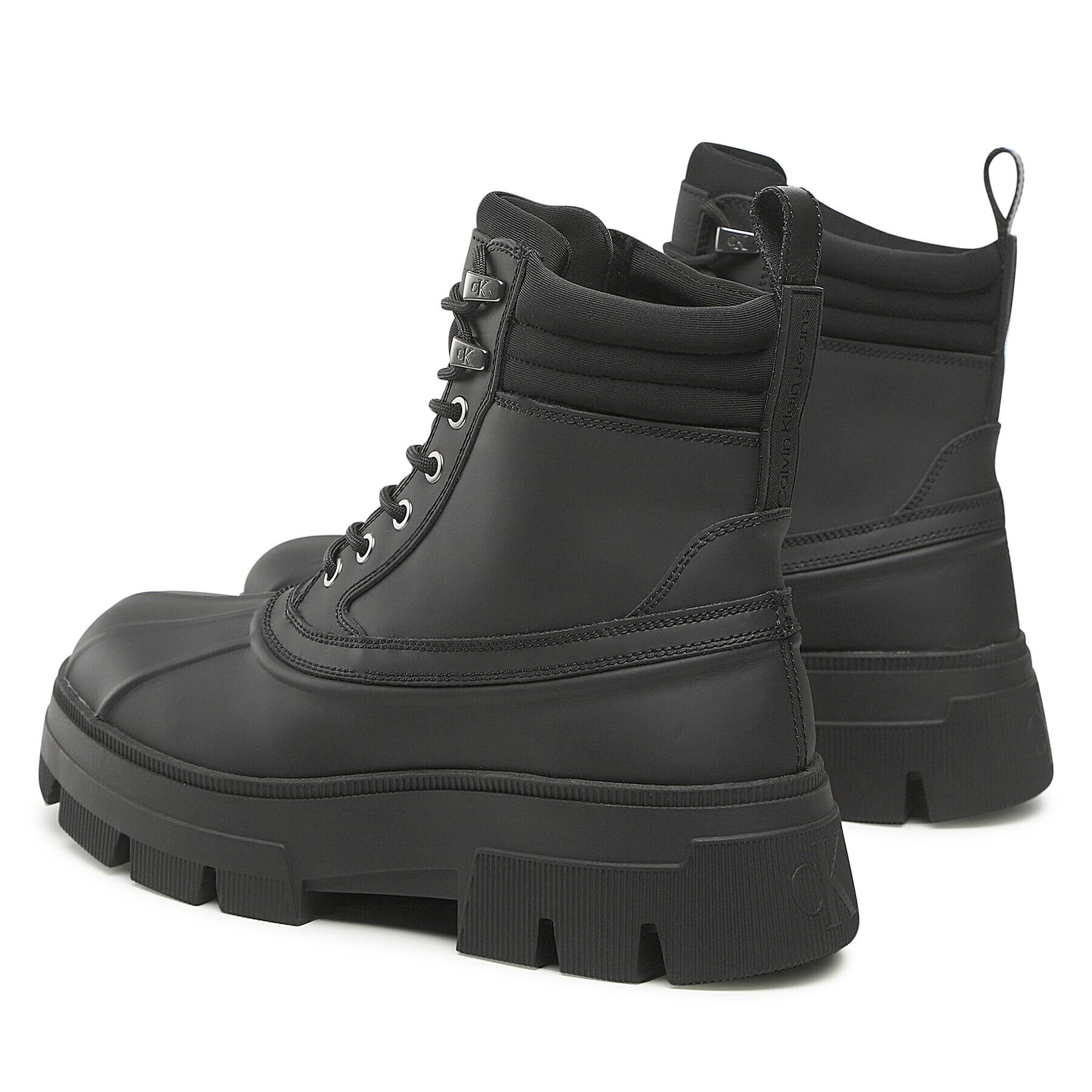 Calvin Klein Jeans Туристически oбувки YM0YM00492 Черен - Pepit.bg