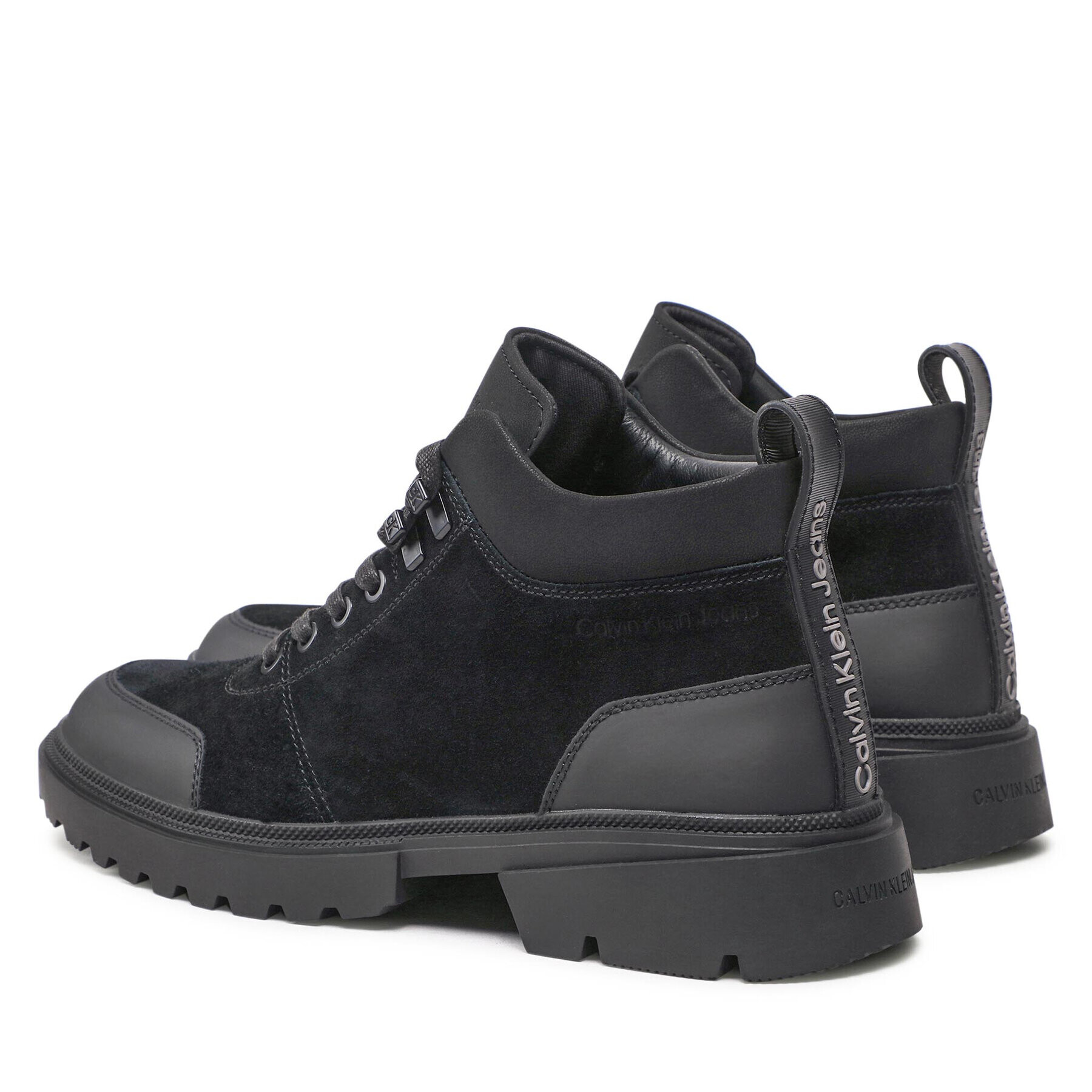 Calvin Klein Jeans Зимни обувки YM0YM00468 Черен - Pepit.bg
