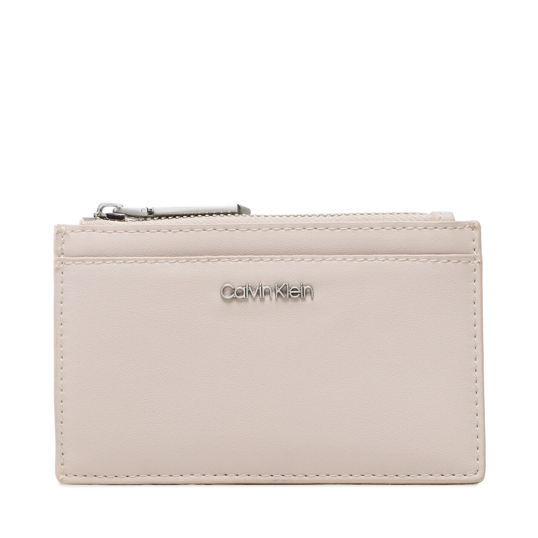 Calvin Klein Калъф за кредитни карти Ck Must Cardholder Lg K60K611011 Бежов - Pepit.bg