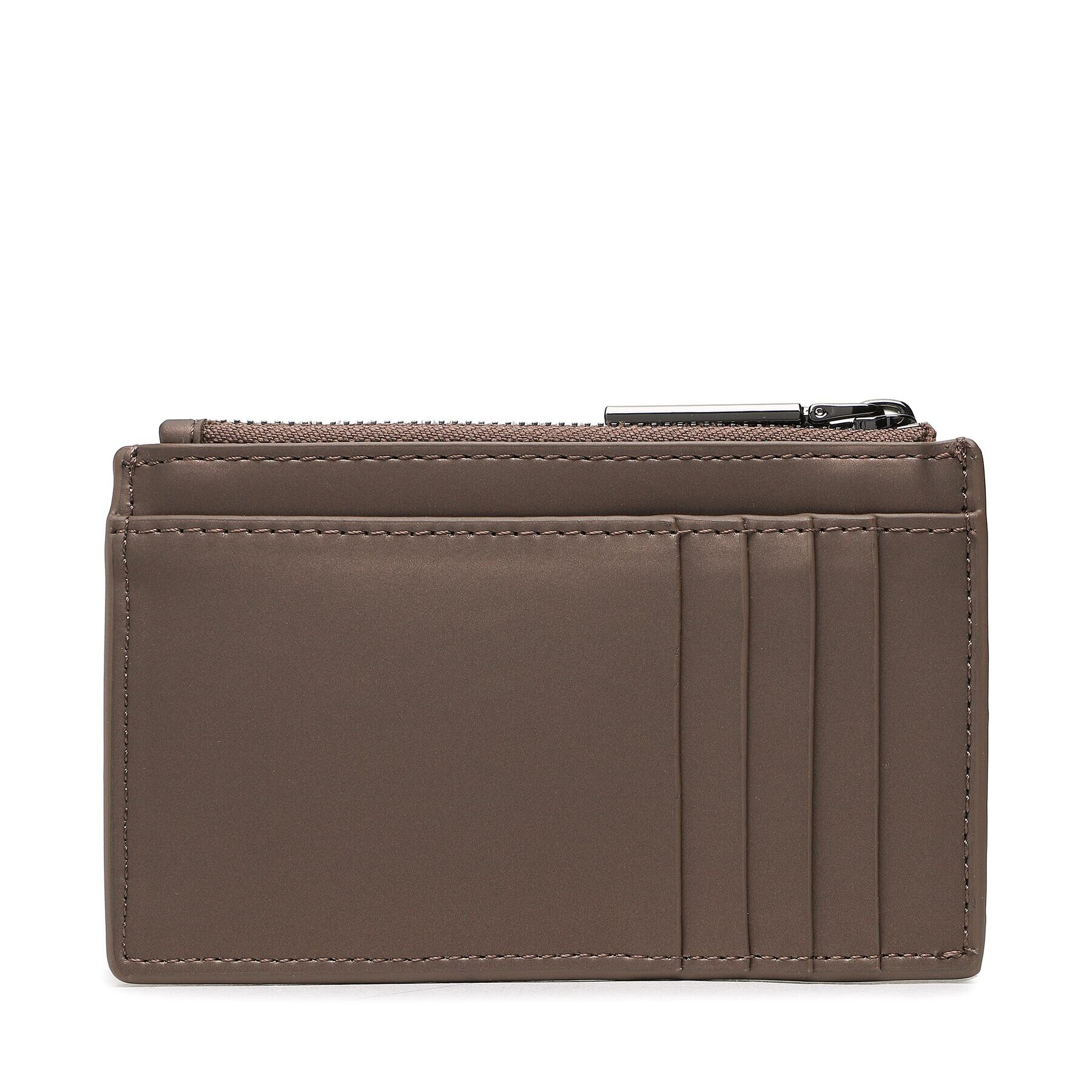 Calvin Klein Калъф за кредитни карти Ck Must Cardholder Rubberized K60K610243 Кафяв - Pepit.bg