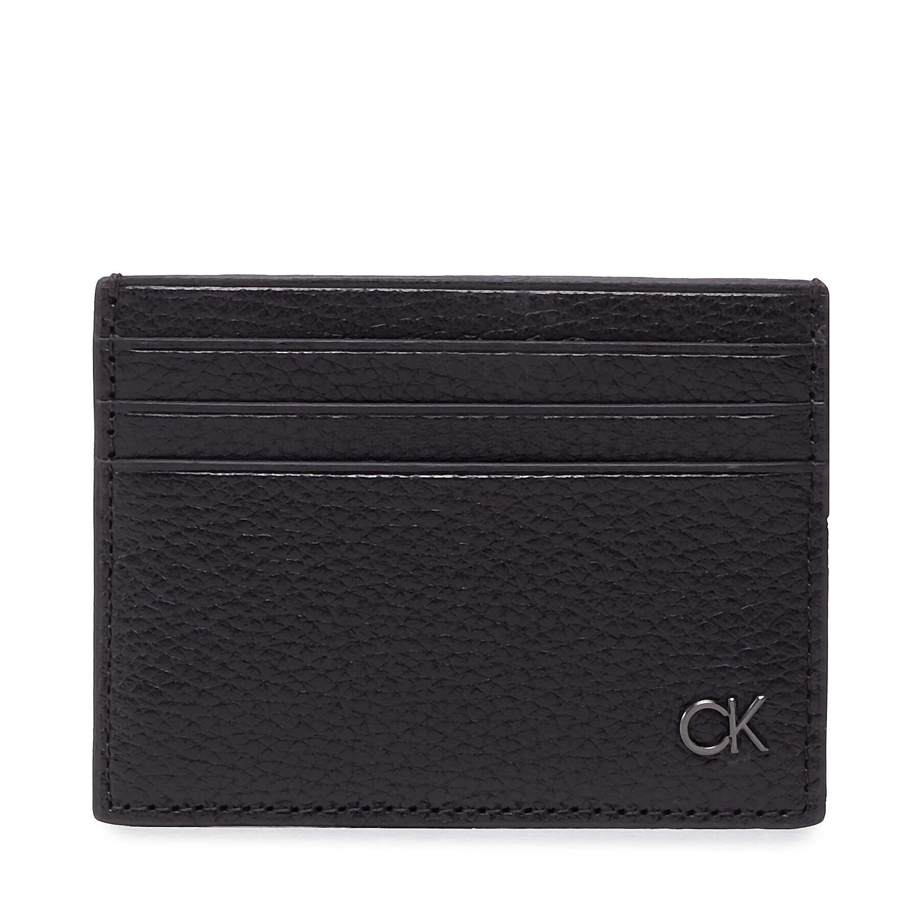 Calvin Klein Калъф за кредитни карти Ck Pebble Cardholder 6Cc K50K508519 Черен - Pepit.bg