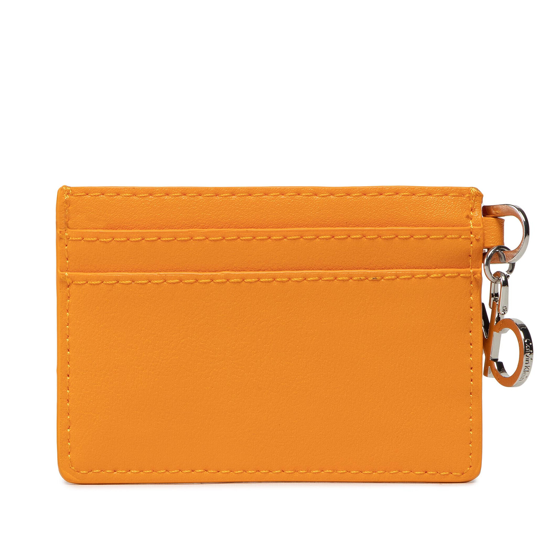 Calvin Klein Калъф за кредитни карти Re-Lock Cardholder With Charm K60K609135 Оранжев - Pepit.bg