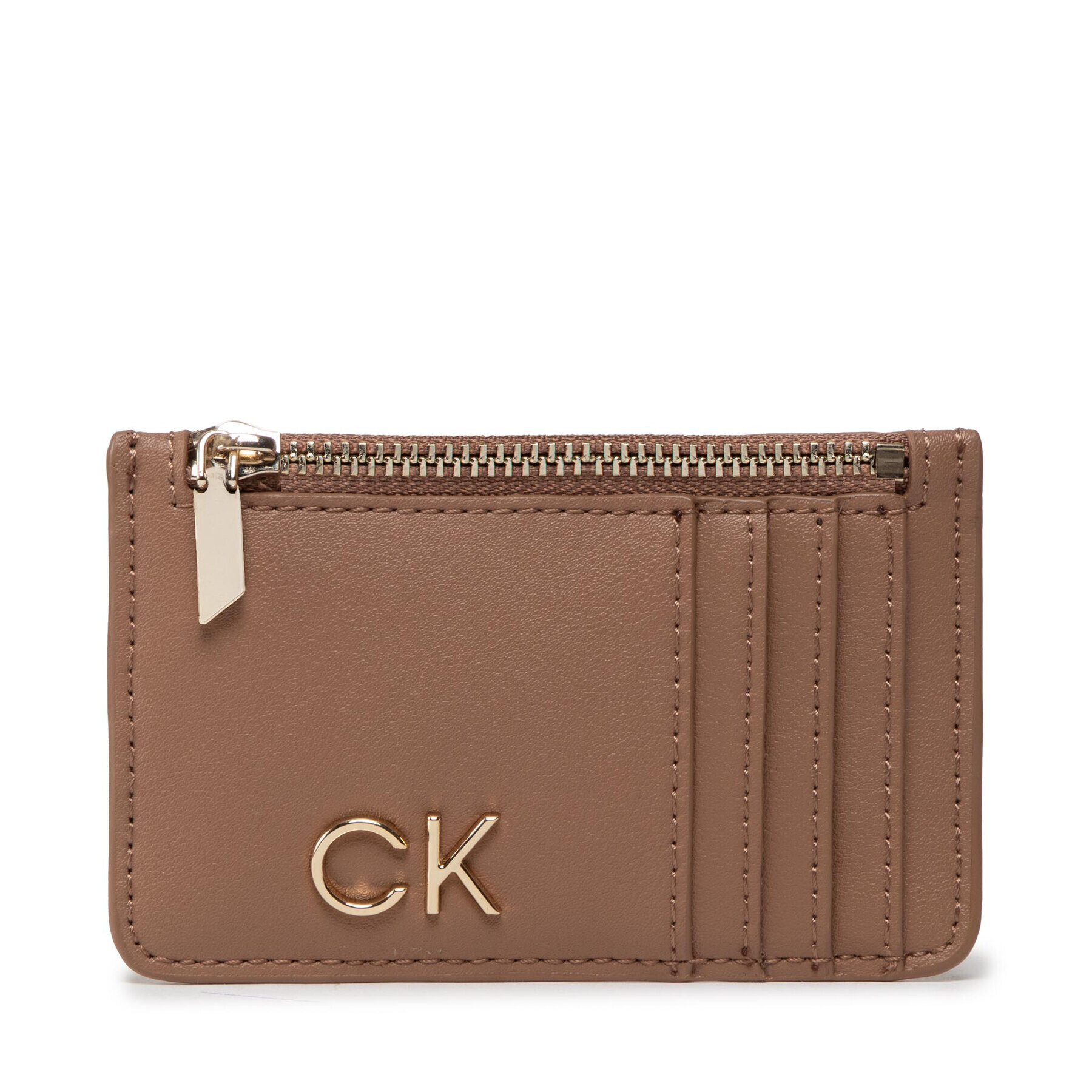 Calvin Klein Калъф за кредитни карти Re-Lock Mlti Cardholder K60K609590 Кафяв - Pepit.bg