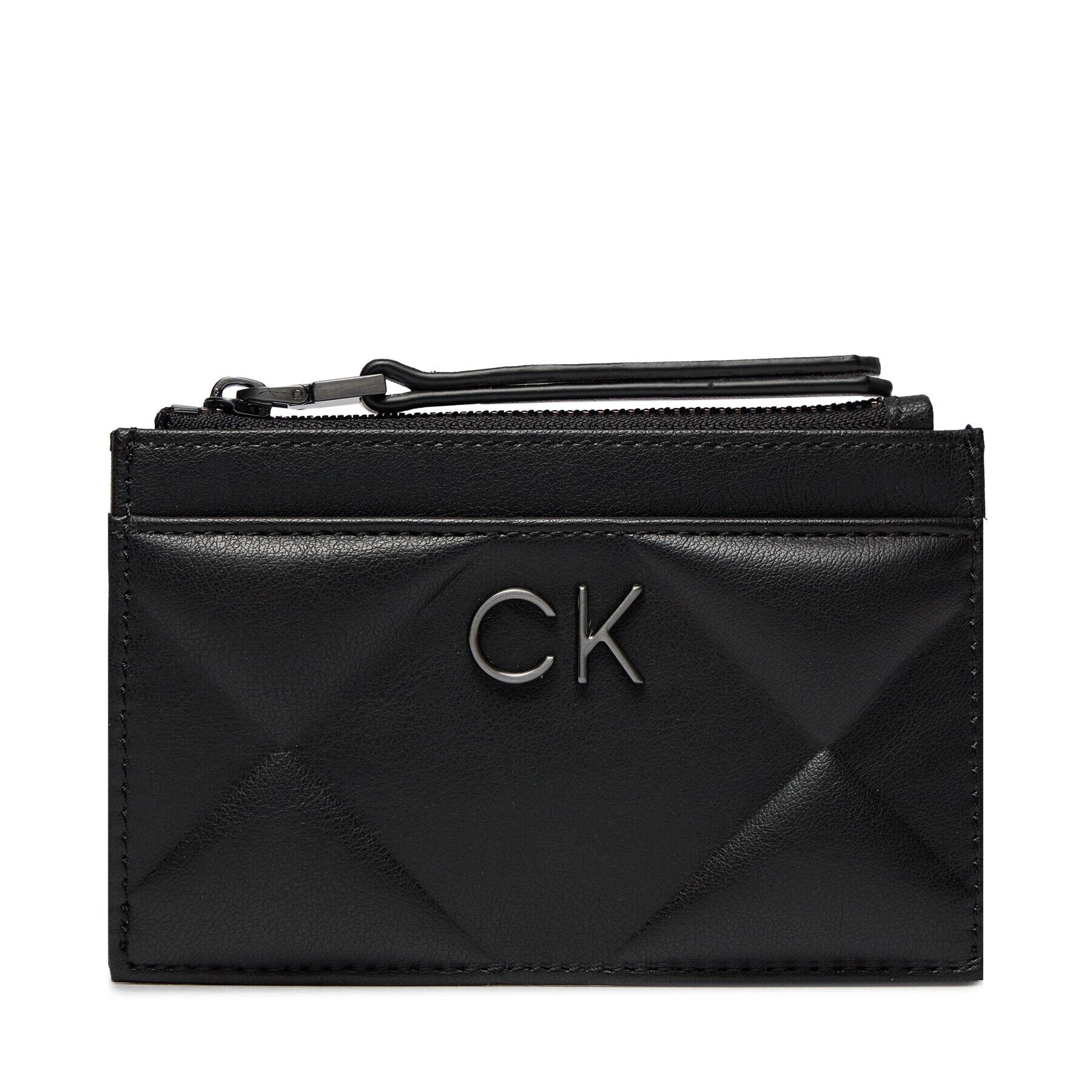 Calvin Klein Калъф за кредитни карти Re-Lock Quilt Cardholder K60K611372 Черен - Pepit.bg