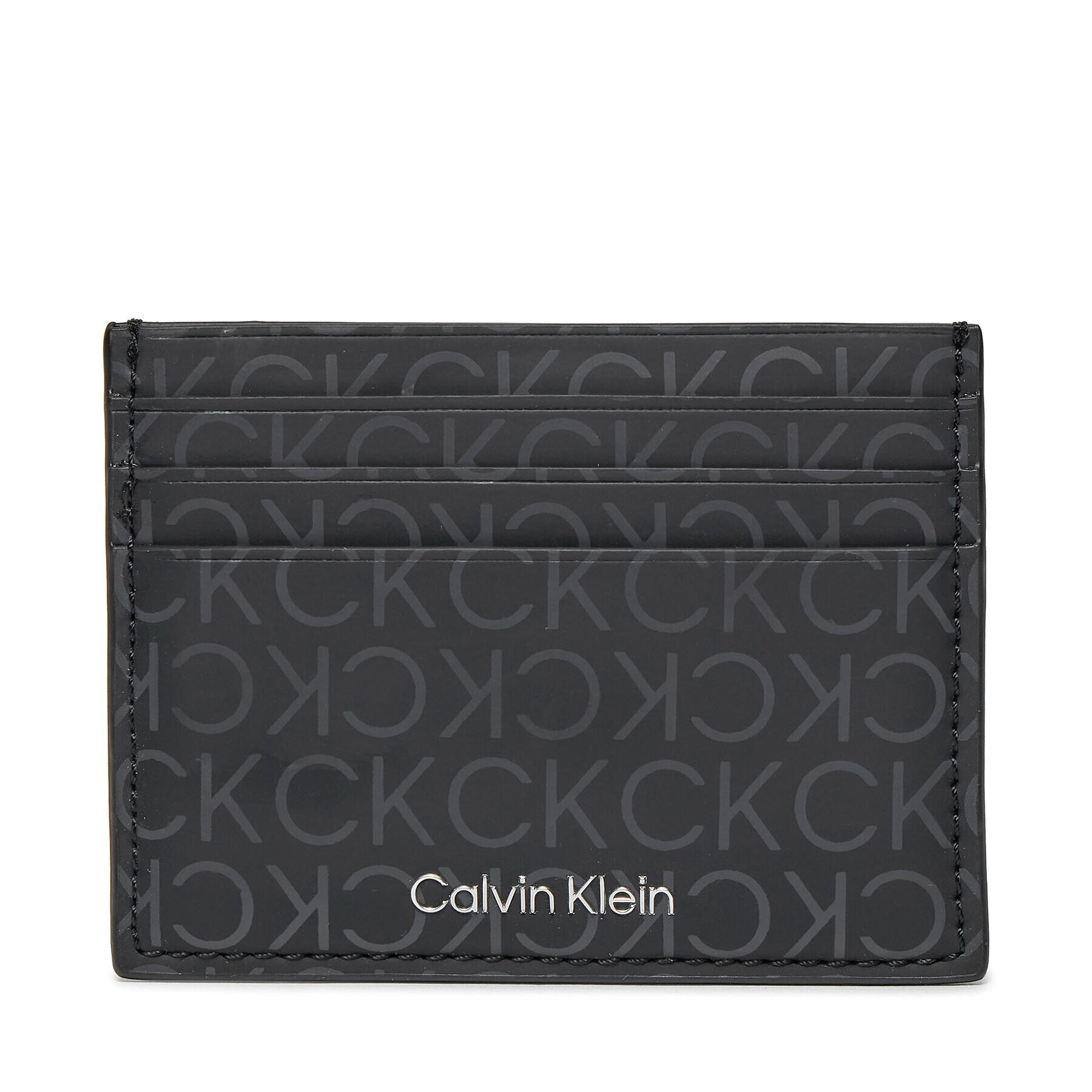 Calvin Klein Калъф за кредитни карти Rubberized Cardholder 6Cc K50K511256 Черен - Pepit.bg