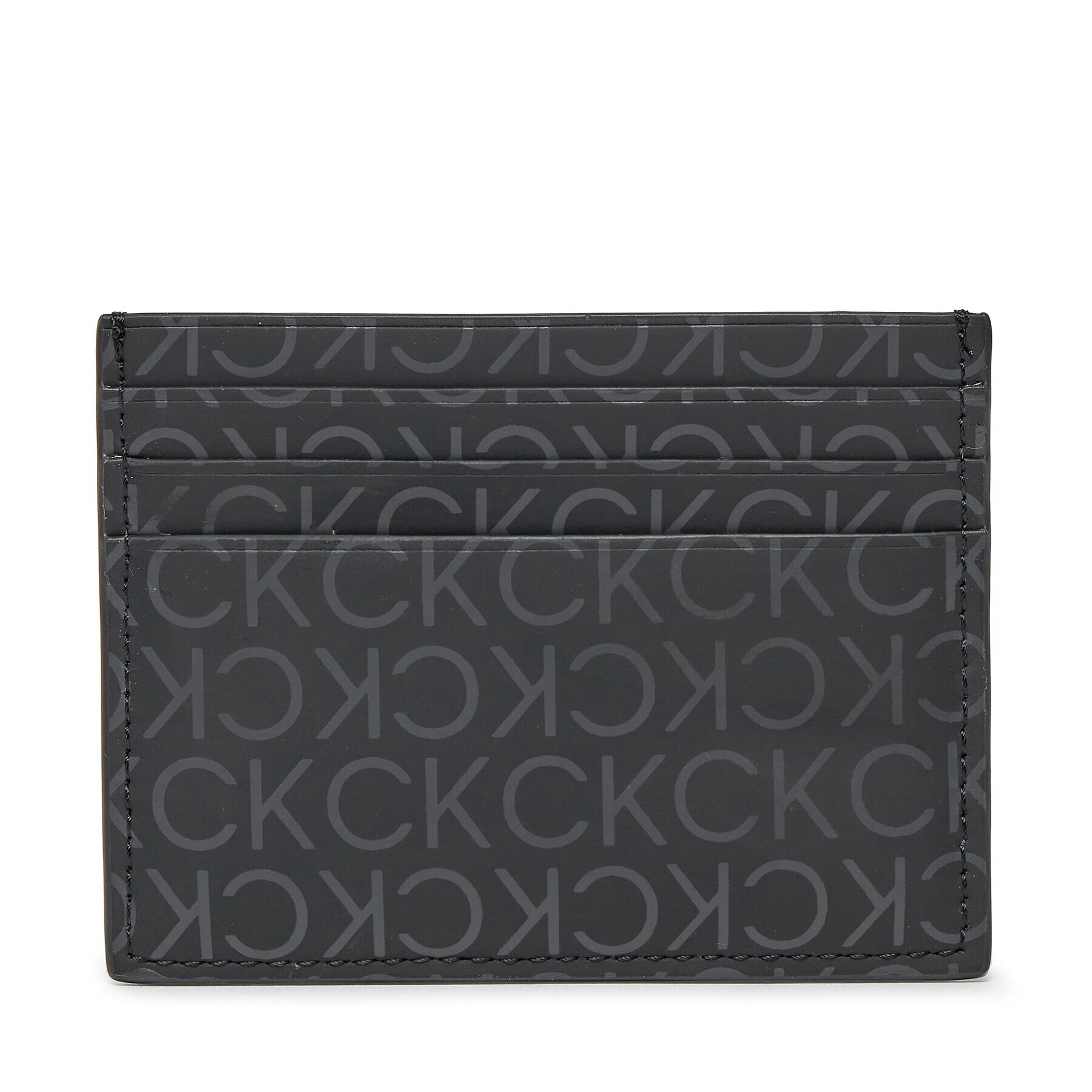 Calvin Klein Калъф за кредитни карти Rubberized Cardholder 6Cc K50K511256 Черен - Pepit.bg