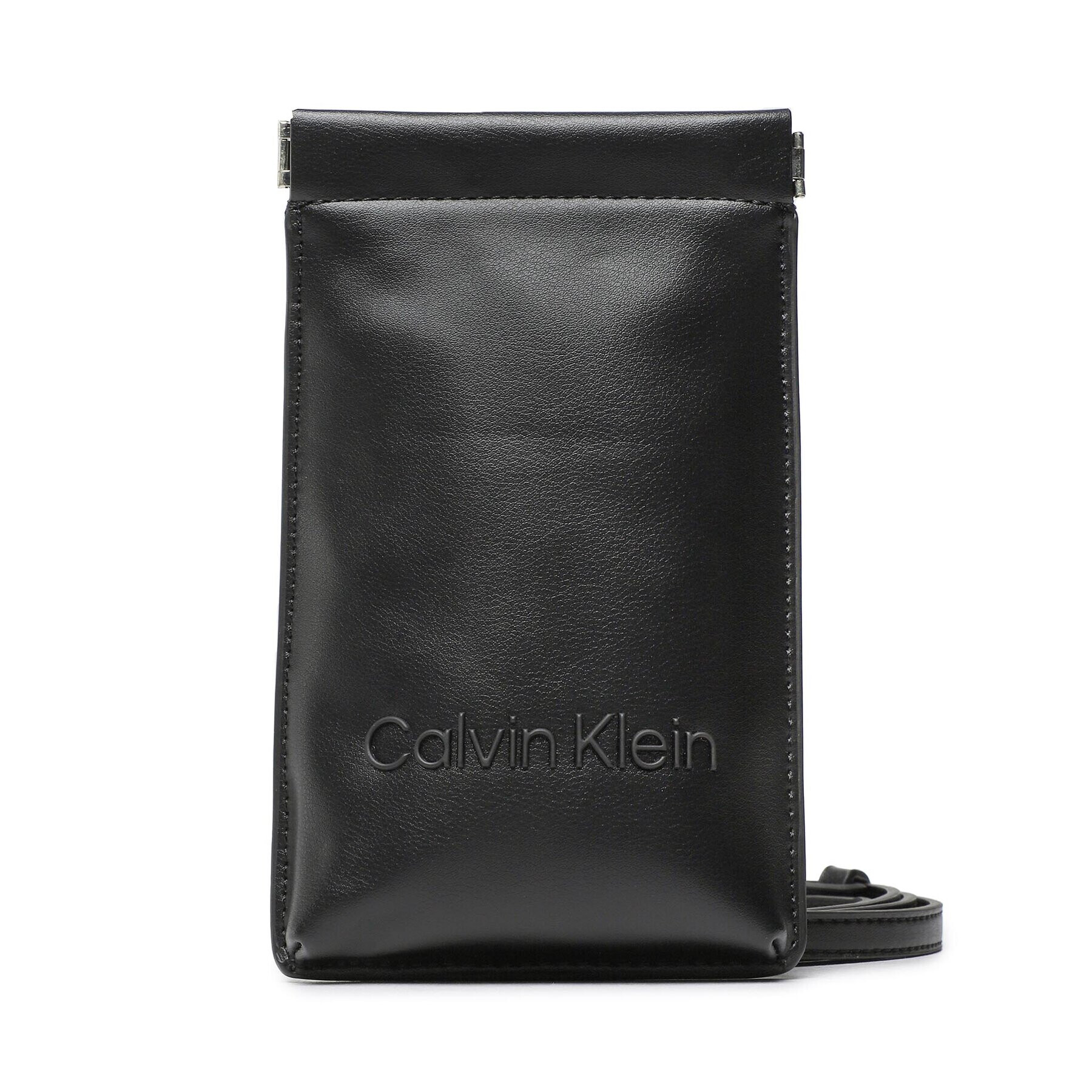 Calvin Klein Калъф за телефон Ck Set Phone Crossbody K60K610252 Черен - Pepit.bg