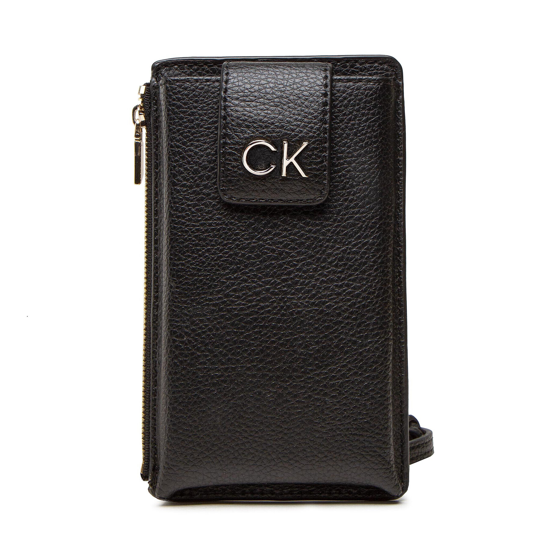 Calvin Klein Калъф за телефон Re-Lock Phone Xbody W/Flap Pbl K60K609132 Черен - Pepit.bg