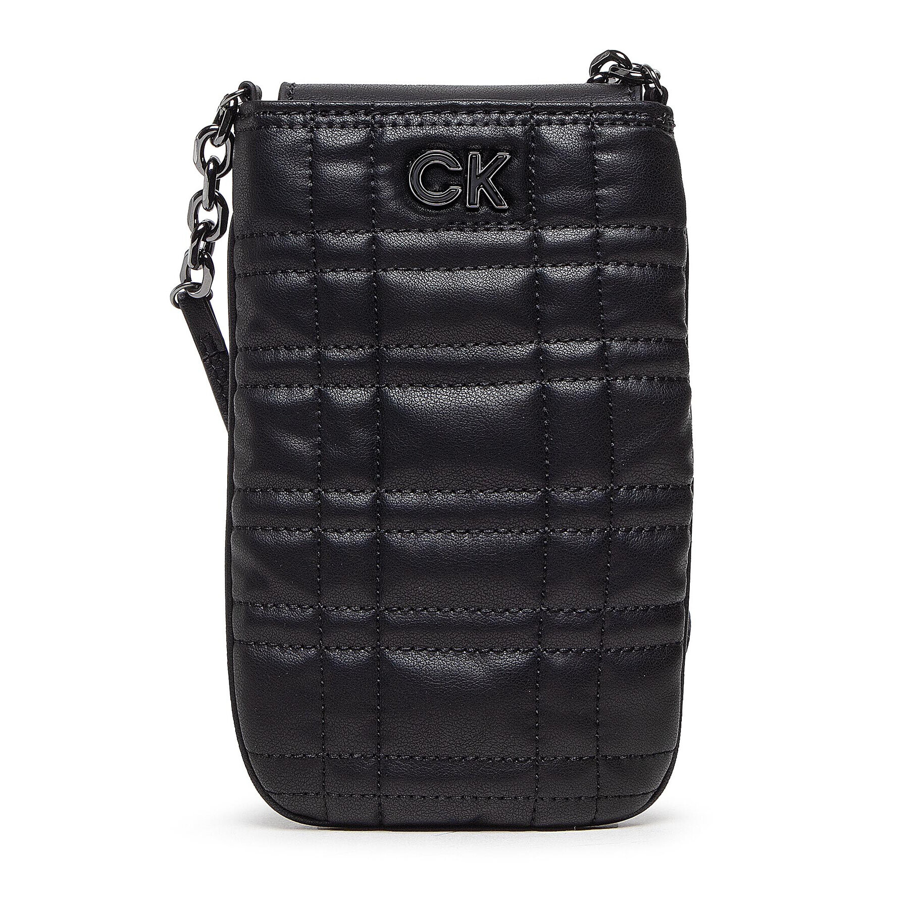 Calvin Klein Калъф за телефон Re-Lock Quilt Phone Pouch K60K609911 Черен - Pepit.bg