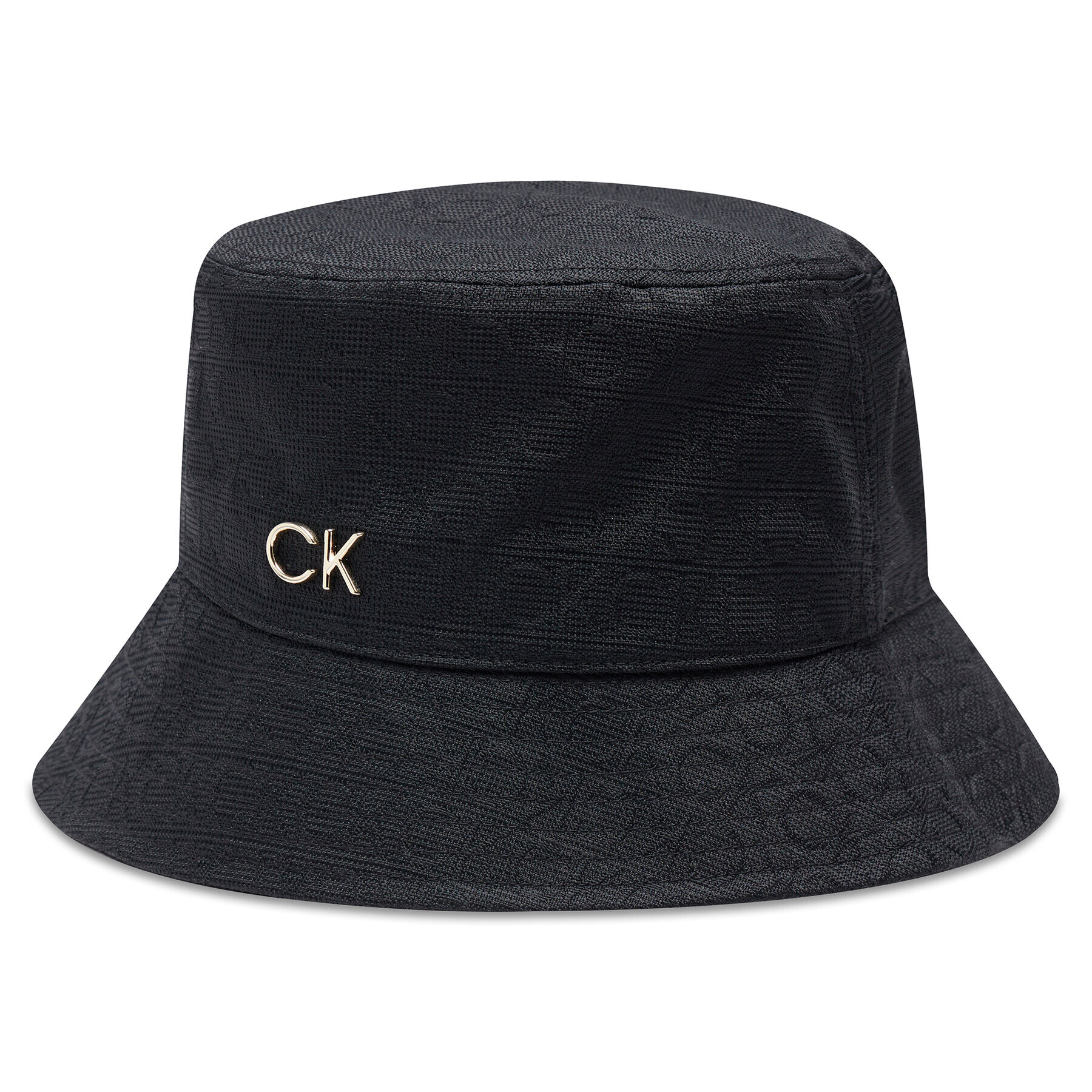 Calvin Klein Капела Bucket Monogram Jacquard K60K610019 Черен - Pepit.bg