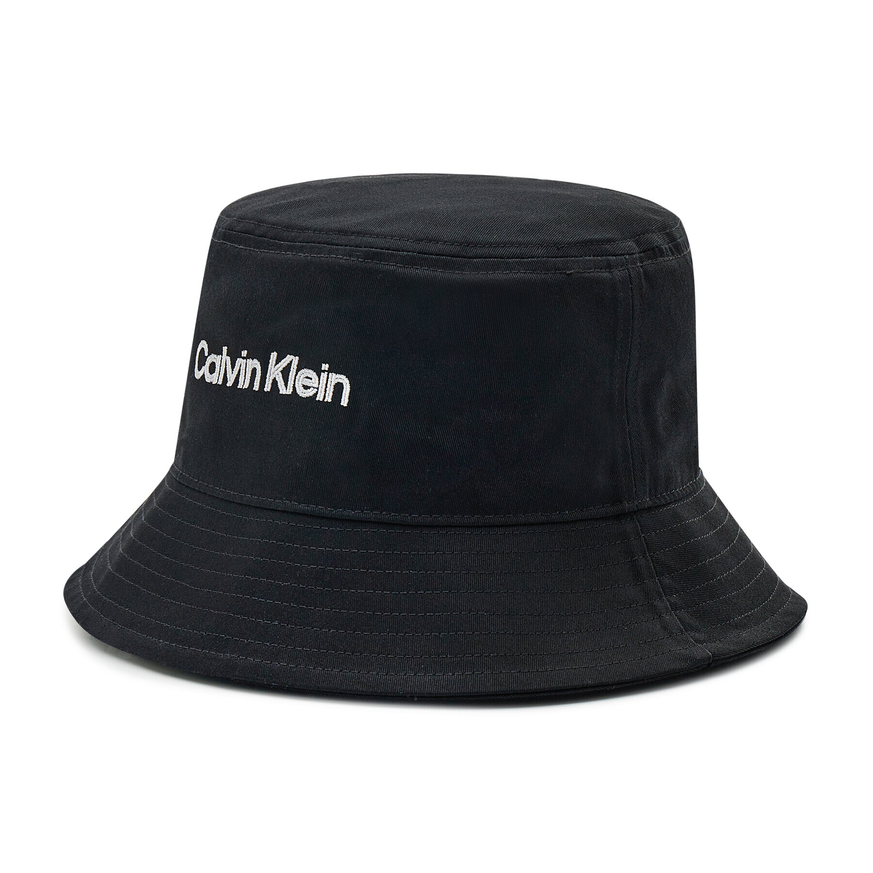 Calvin Klein Капела Double Line Embro Bucket K50K508736 Черен - Pepit.bg