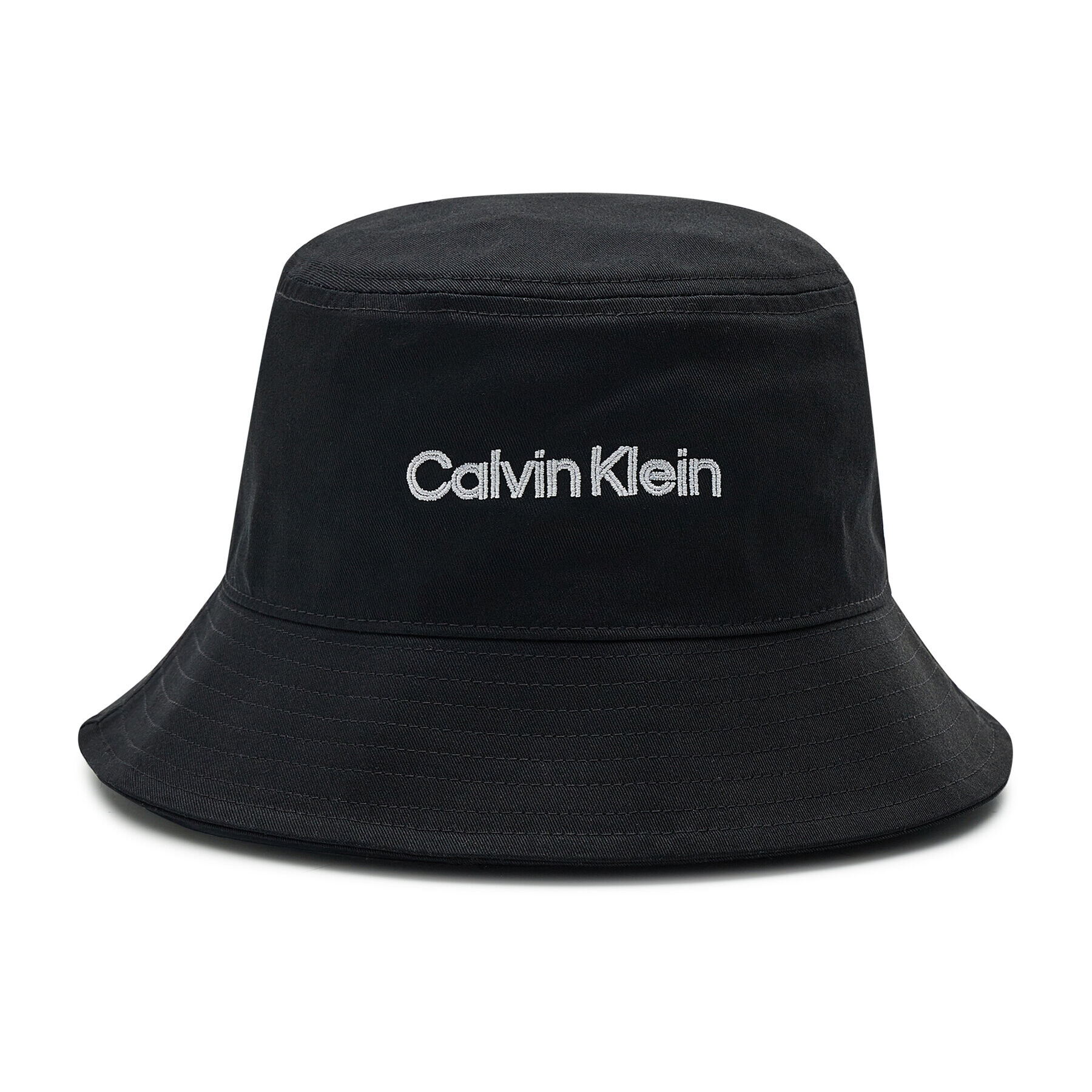 Calvin Klein Капела Double Line Embro Bucket K50K508736 Черен - Pepit.bg