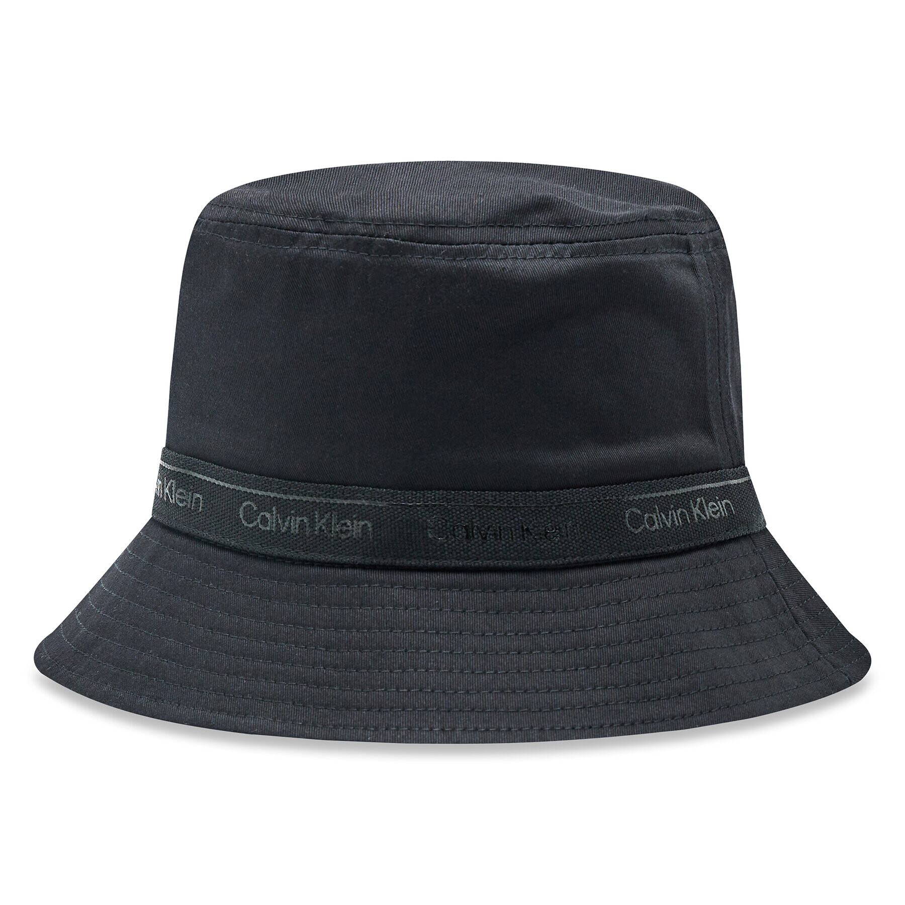 Calvin Klein Капела Logo Tape Bucket K60K610519 Черен - Pepit.bg