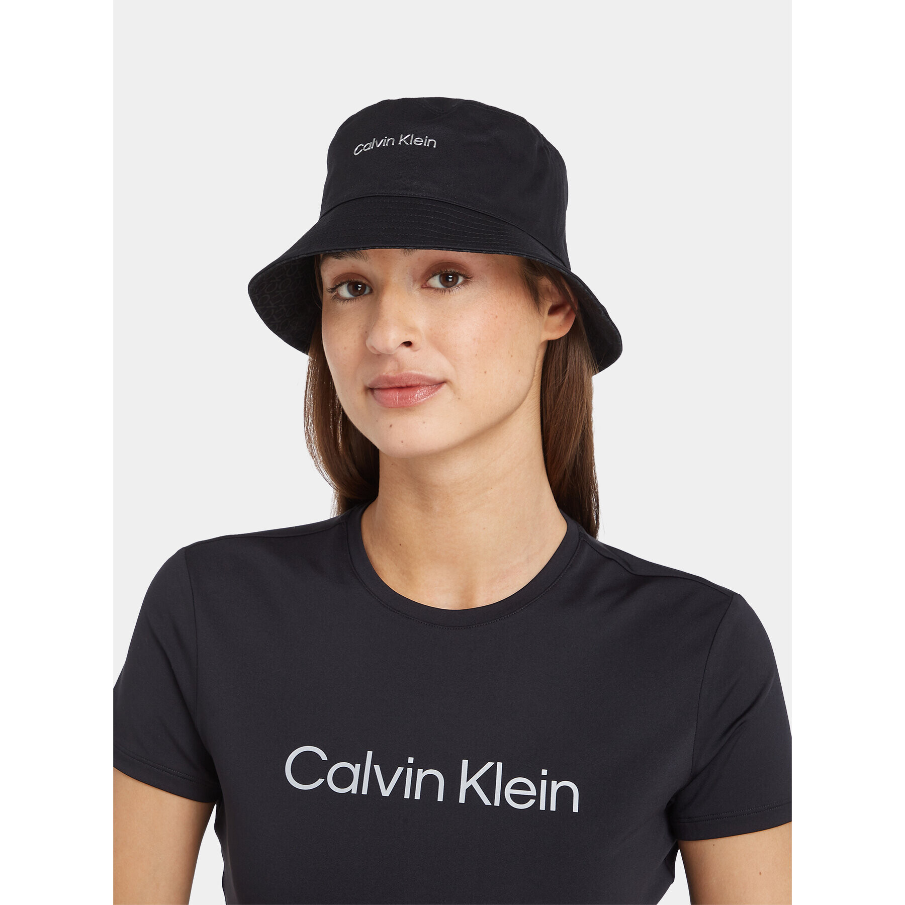 Calvin Klein Капела Monogram Reversible Bucket Hat K60K611158 Черен - Pepit.bg