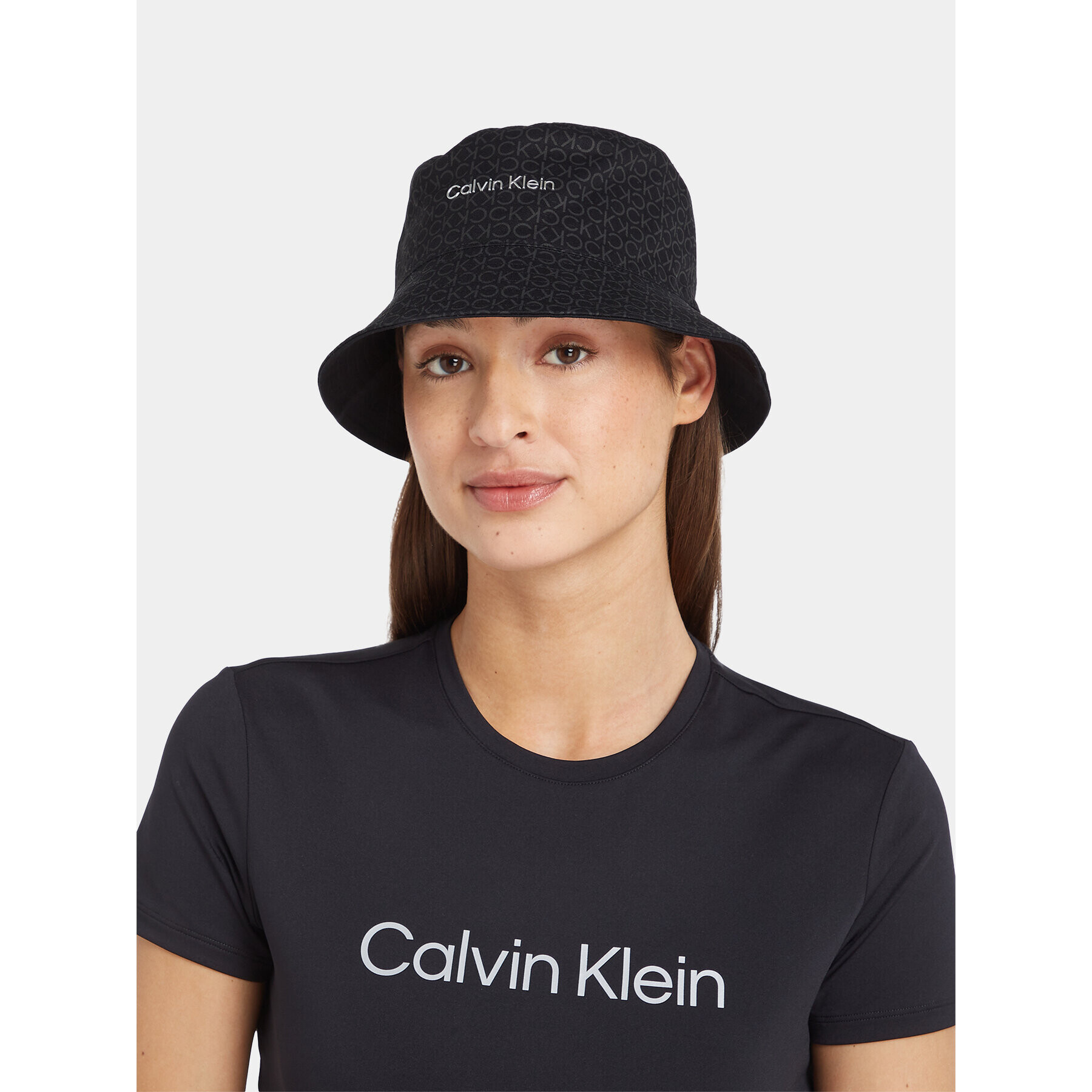 Calvin Klein Капела Monogram Reversible Bucket Hat K60K611158 Черен - Pepit.bg