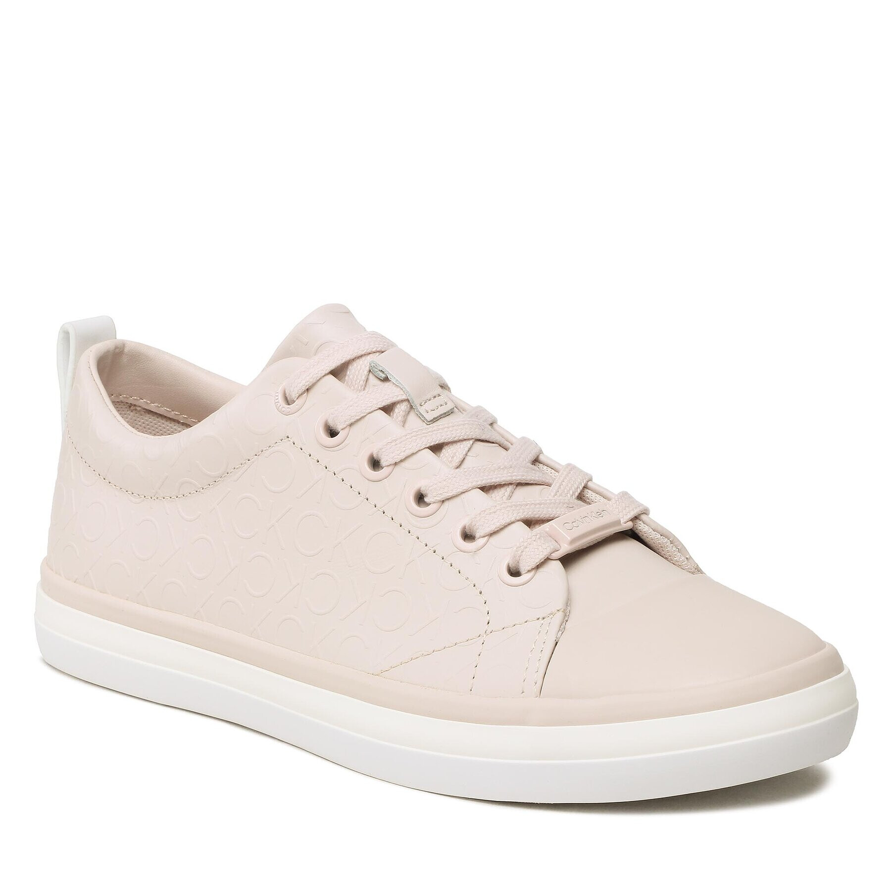 Calvin Klein Кецове Low Prof Vulc Lace Up HW0HW01412 Бежов - Pepit.bg