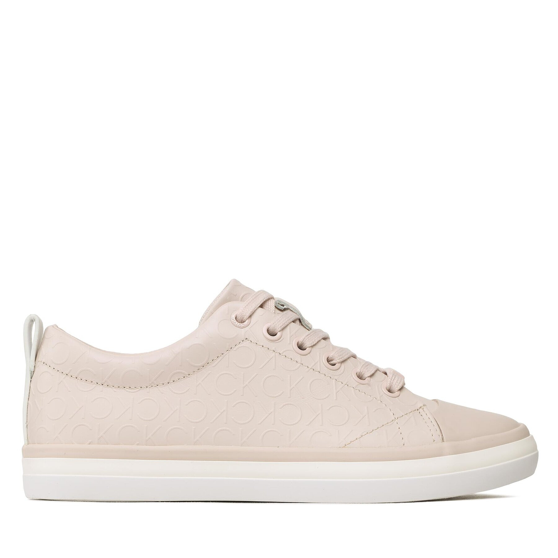 Calvin Klein Кецове Low Prof Vulc Lace Up HW0HW01412 Бежов - Pepit.bg