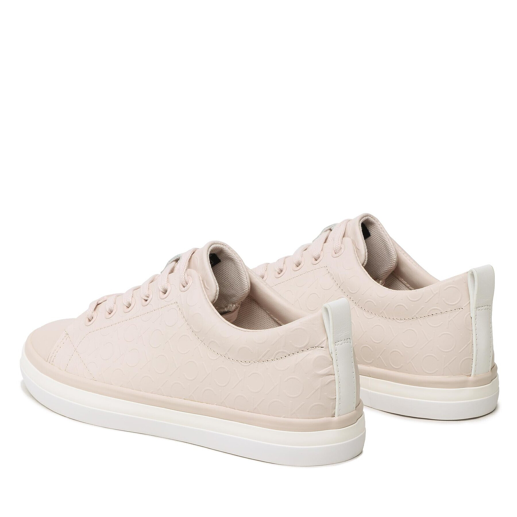 Calvin Klein Кецове Low Prof Vulc Lace Up HW0HW01412 Бежов - Pepit.bg