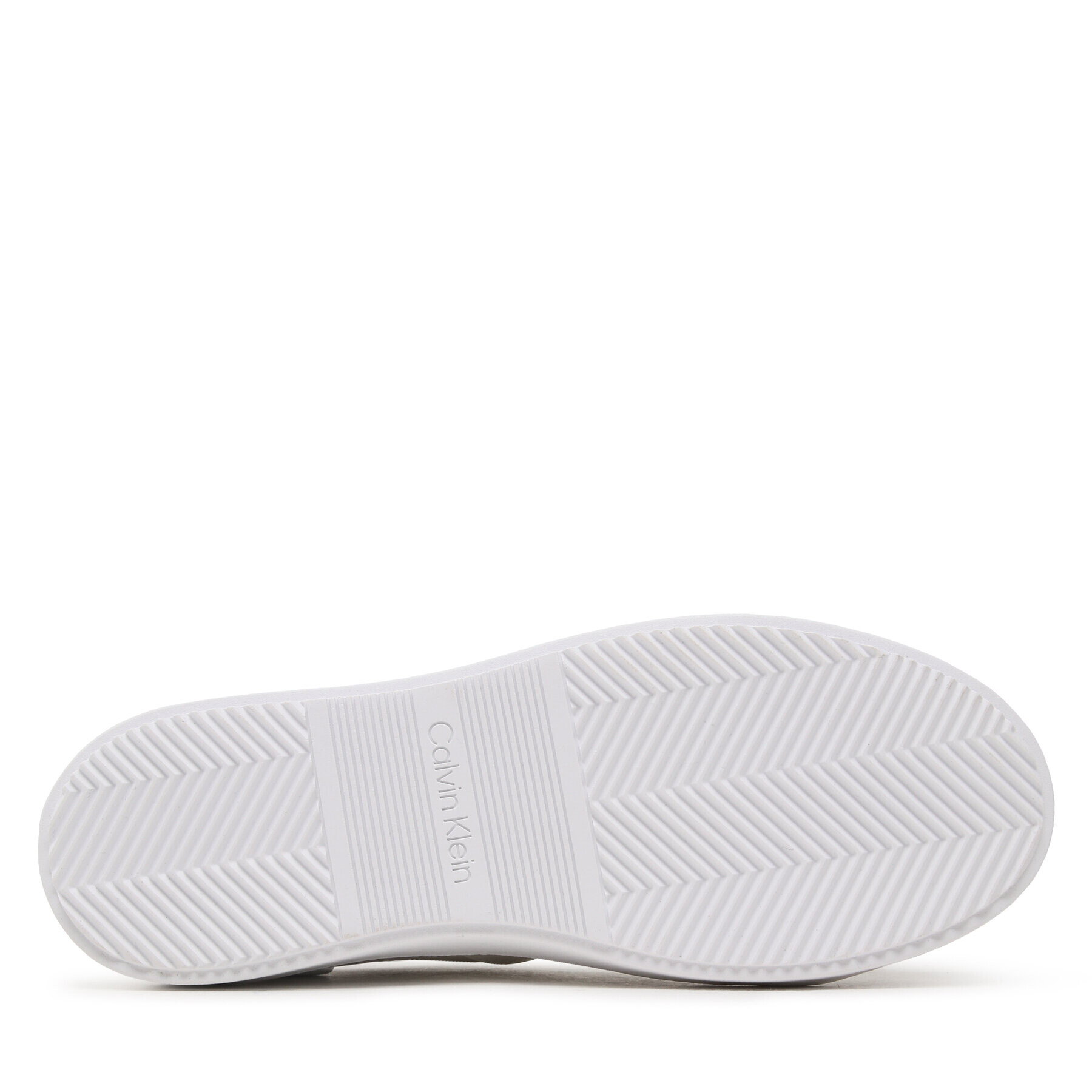 Calvin Klein Кецове Low Top Lace Up Lth HM0HM01045 Бял - Pepit.bg