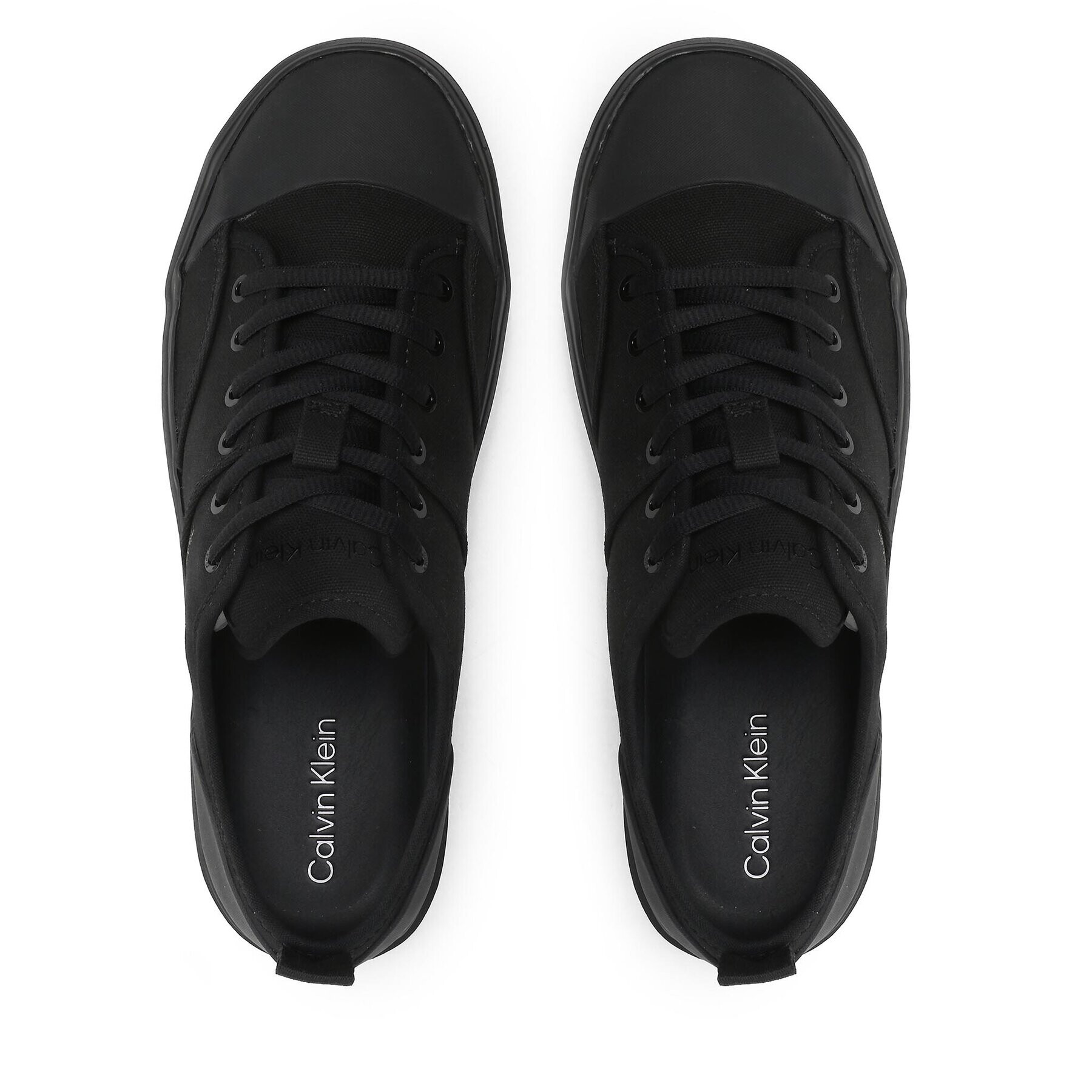 Calvin Klein Кецове Low Top Lace Up St Unifit HM0HM00903 Черен - Pepit.bg
