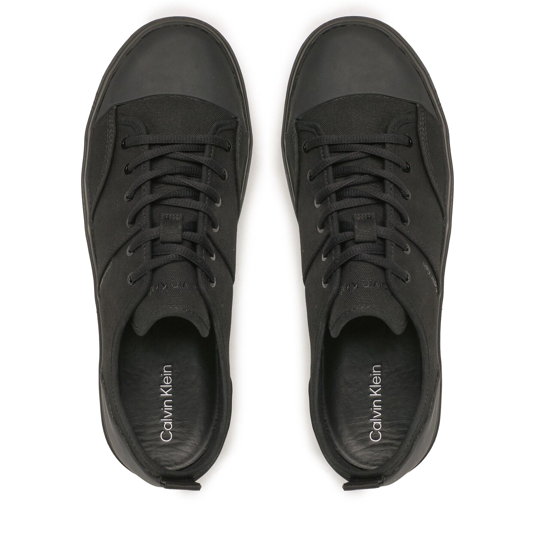 Calvin Klein Кецове Low Top Lace Up Unifit HM0HM00903 Черен - Pepit.bg
