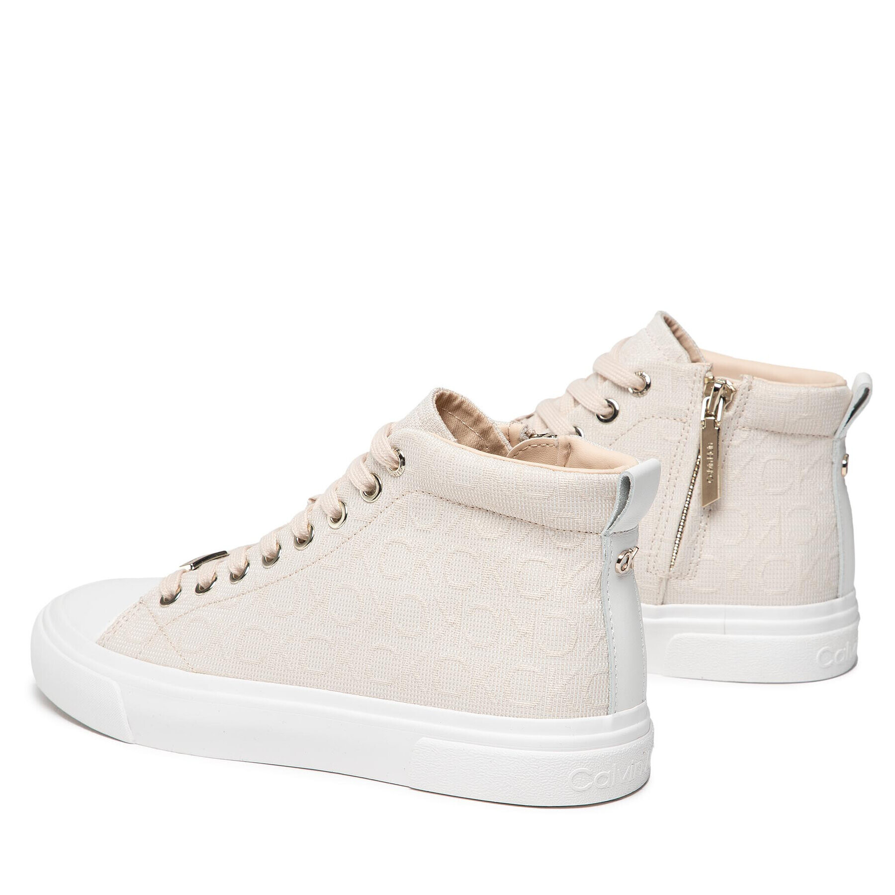 Calvin Klein Кецове Vulc High Top-Mn Jq HW0HW01045 Бежов - Pepit.bg