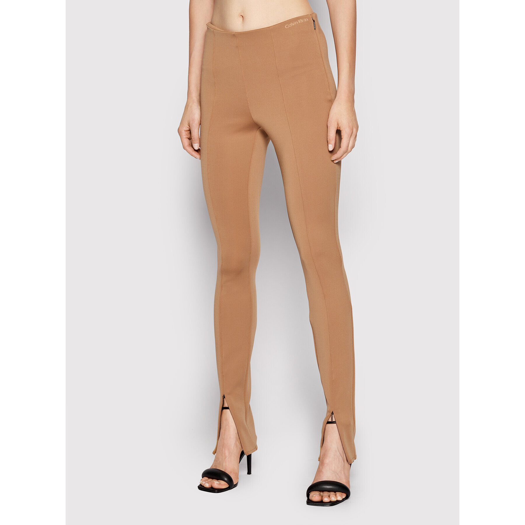 Calvin Klein Клин K20K204406 Кафяв Slim Fit - Pepit.bg