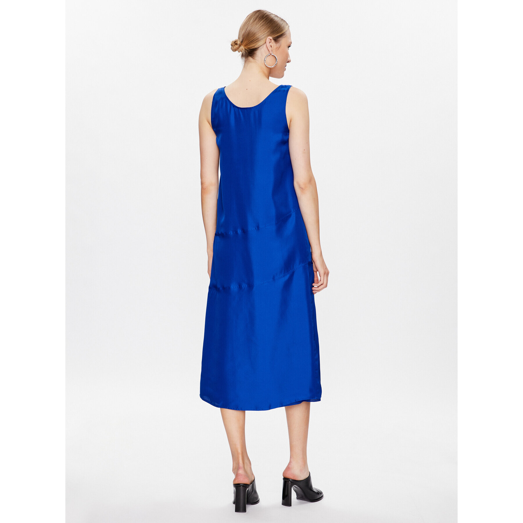 Calvin Klein Коктейлна рокля K20K205630 Син Regular Fit - Pepit.bg