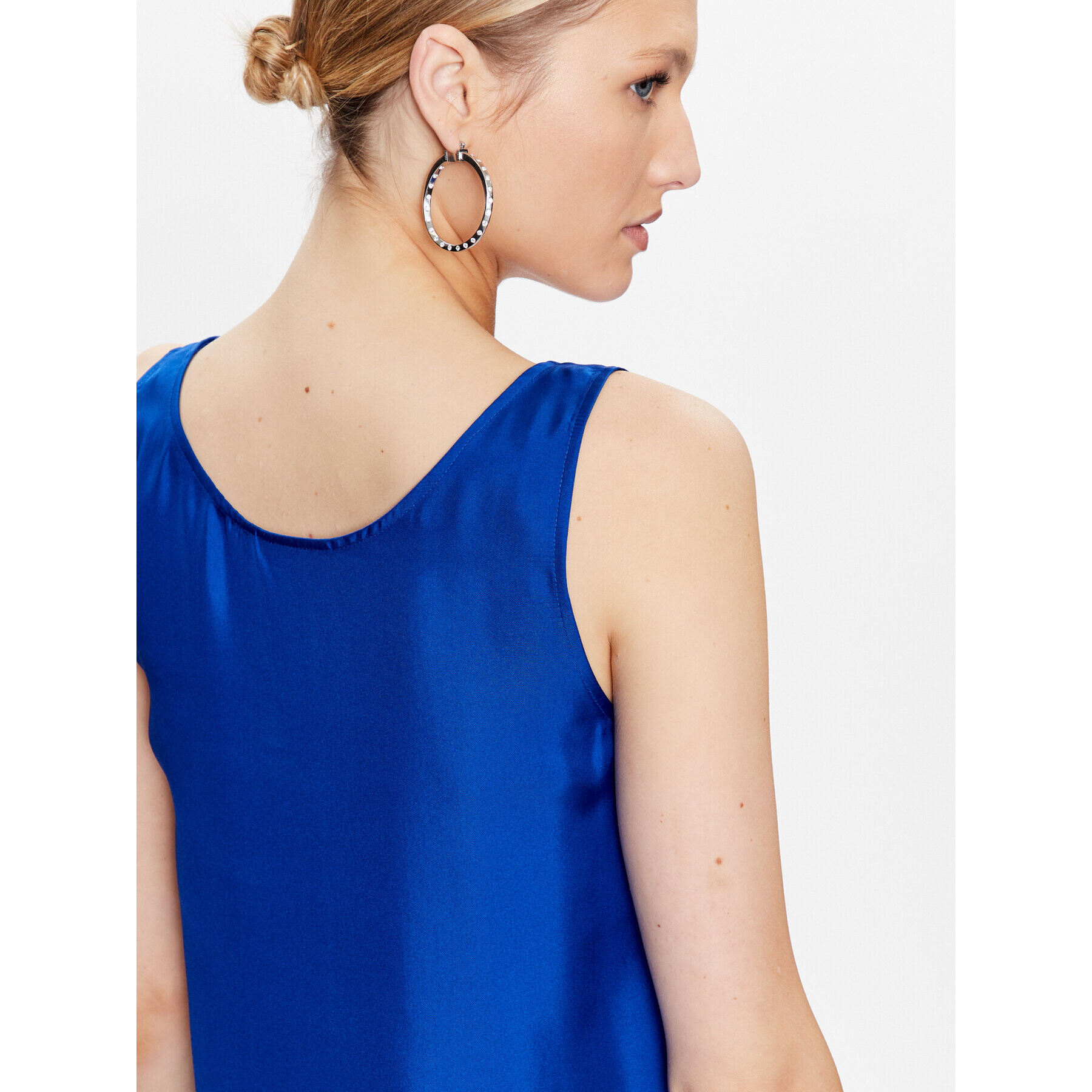 Calvin Klein Коктейлна рокля K20K205630 Син Regular Fit - Pepit.bg