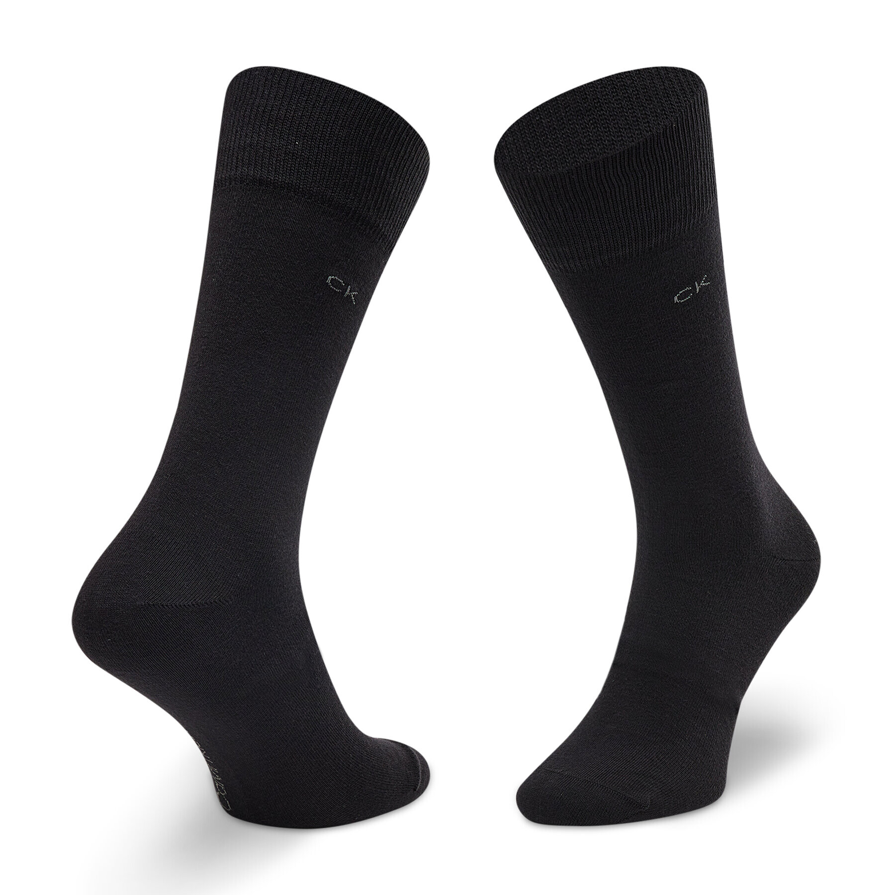 Calvin Klein Комплект 2 чифта дълги чорапи мъжки 701218631 Черен - Pepit.bg