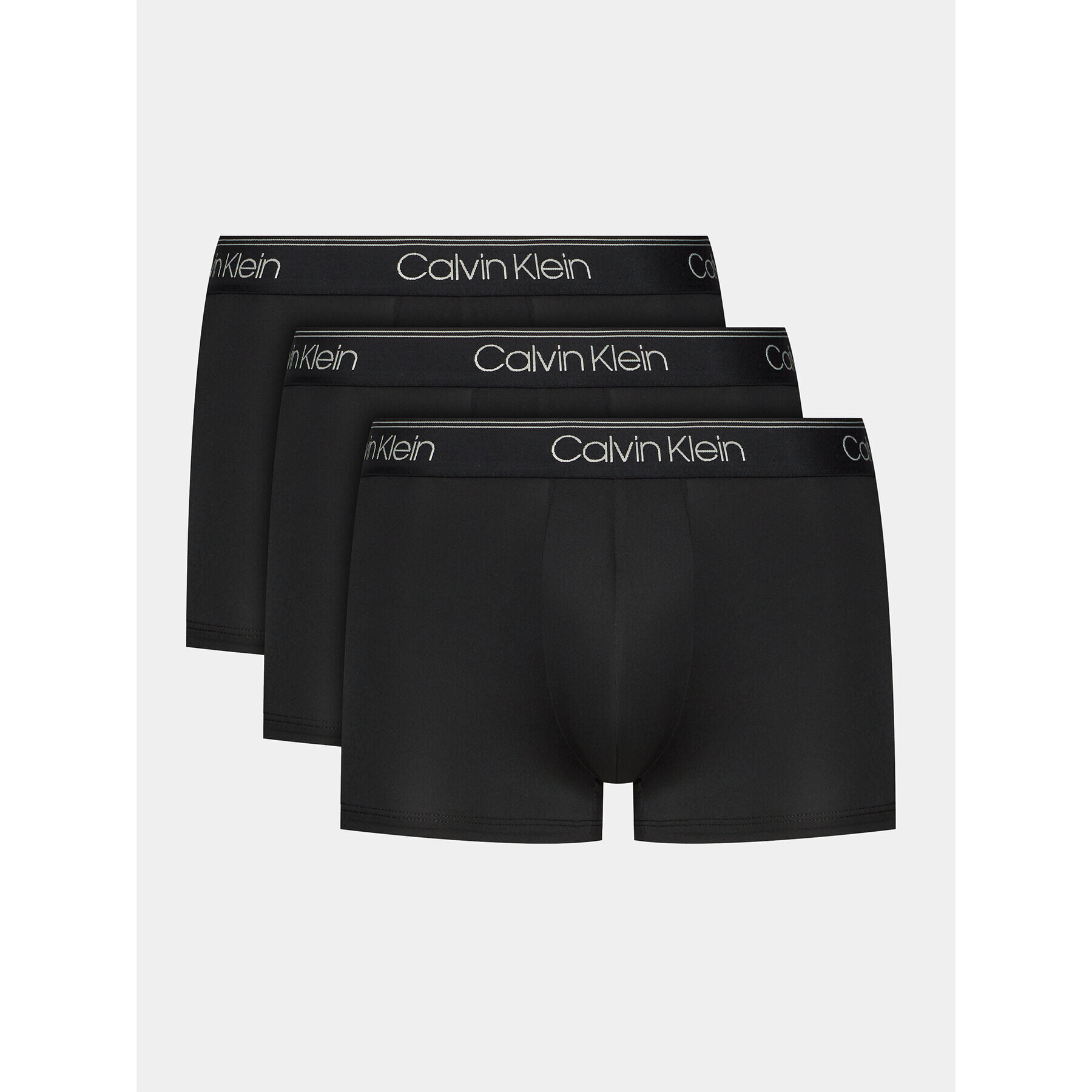 Calvin Klein Комплект 3 чифта боксерки Low Rise Trunk 3Pk 000NB2569A Черен - Pepit.bg