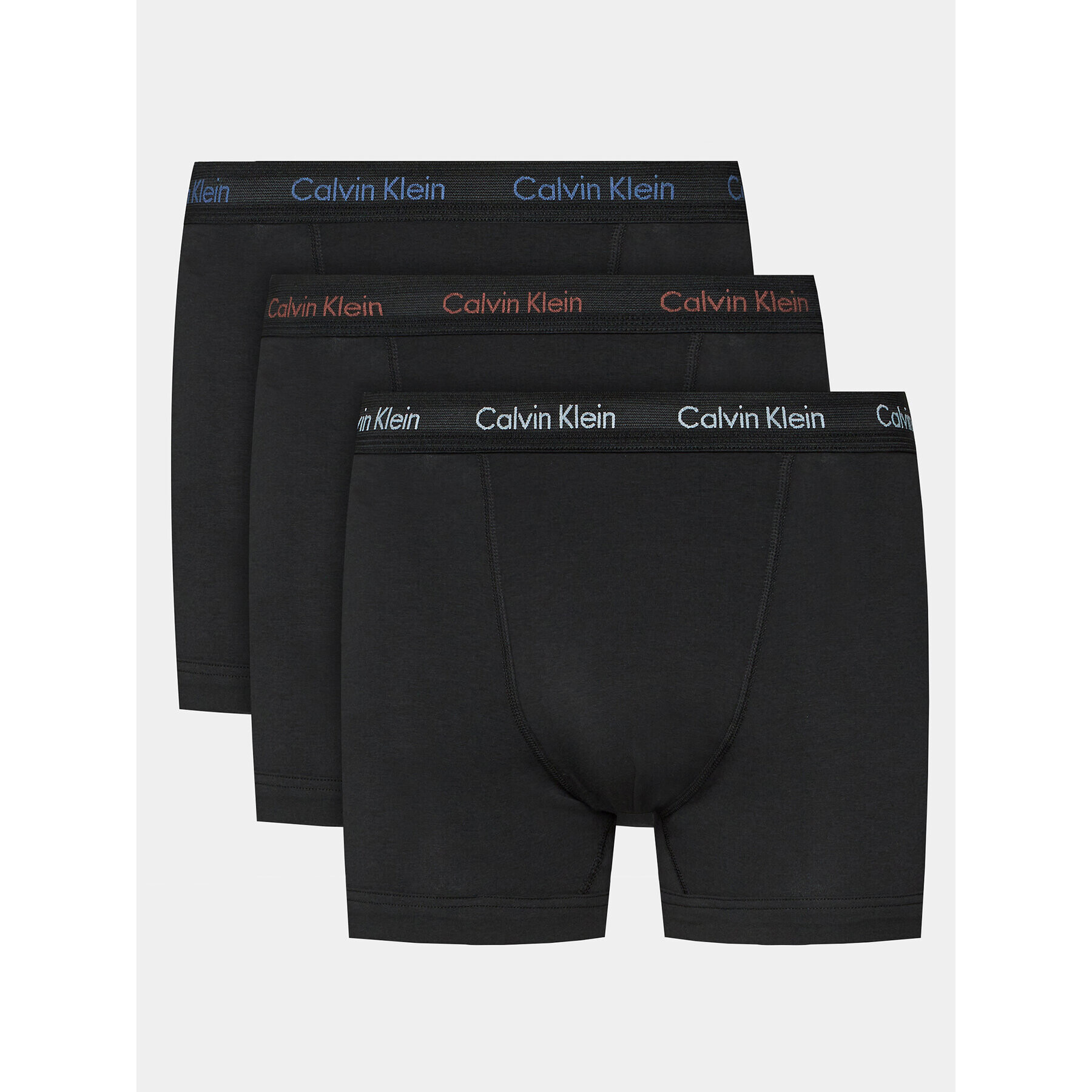 Calvin Klein Комплект 3 чифта боксерки Trunk 3Pk 0000U2662G Черен - Pepit.bg