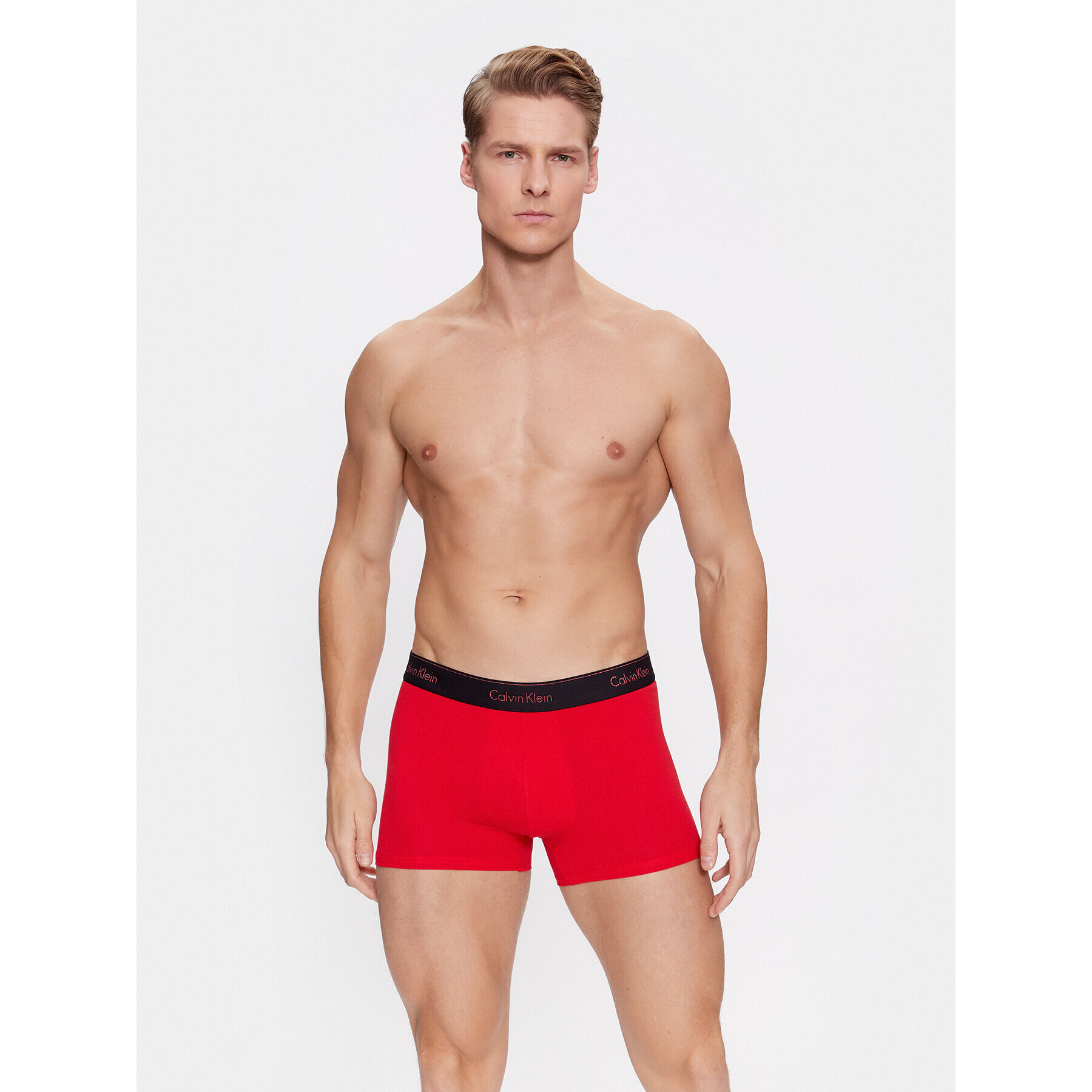 Calvin Klein Комплект 3 чифта боксерки Trunk 3Pk 000NB3873A Черен - Pepit.bg