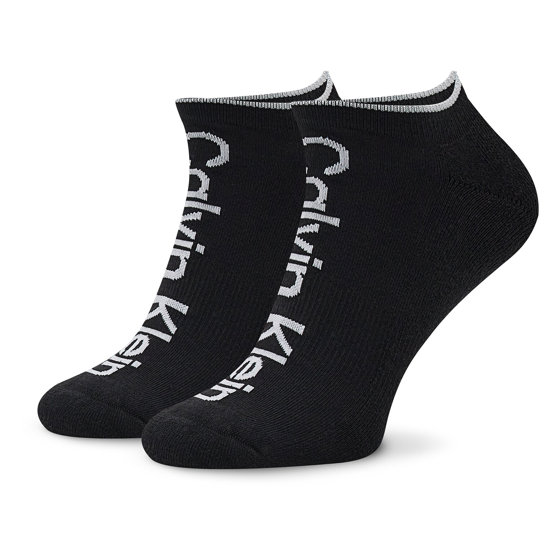 Calvin Klein Комплект 3 чифта къси чорапи мъжки 701218724 Черен - Pepit.bg