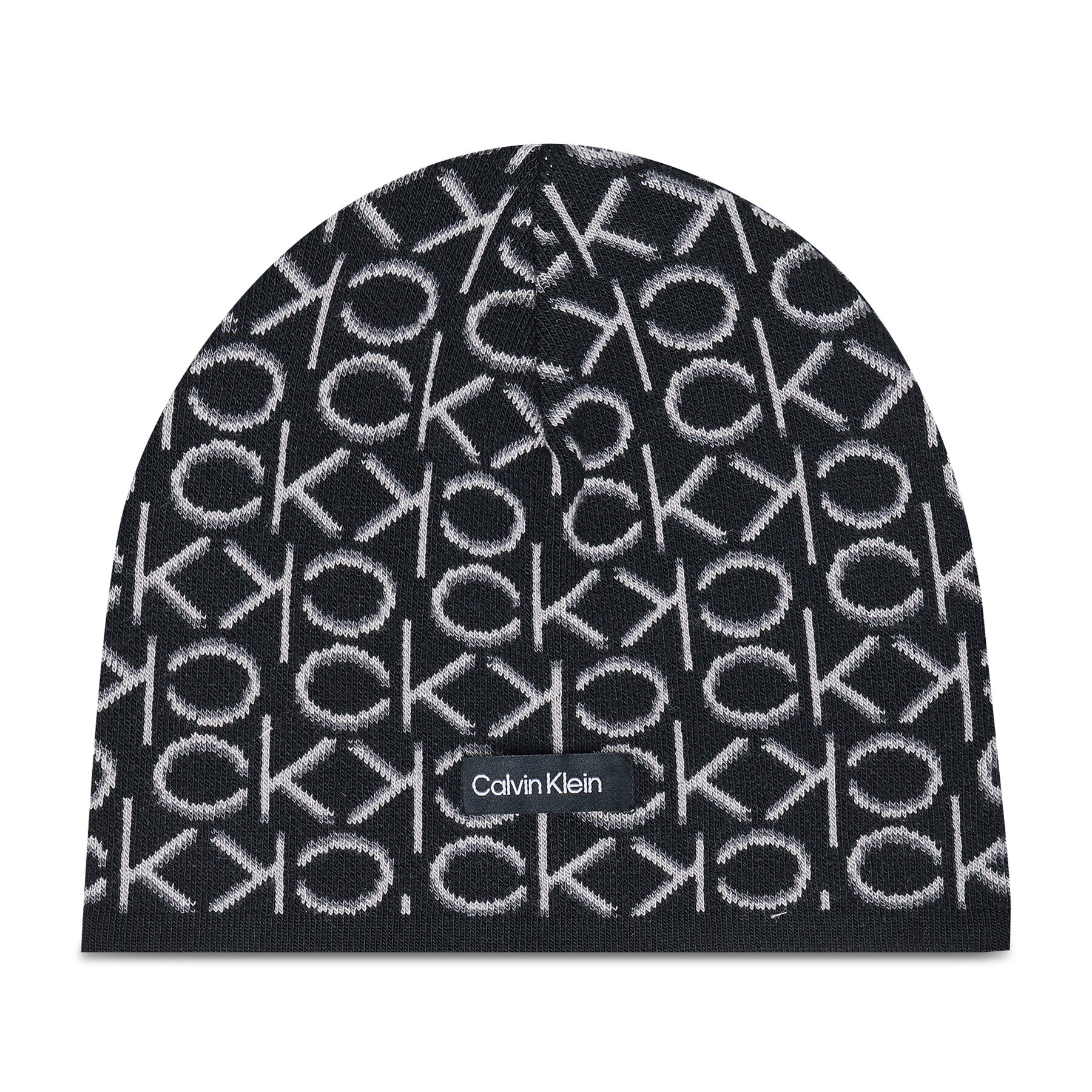 Calvin Klein Комплект шал и шапка New Monogram Beanie + Scarf K60K608787 Черен - Pepit.bg