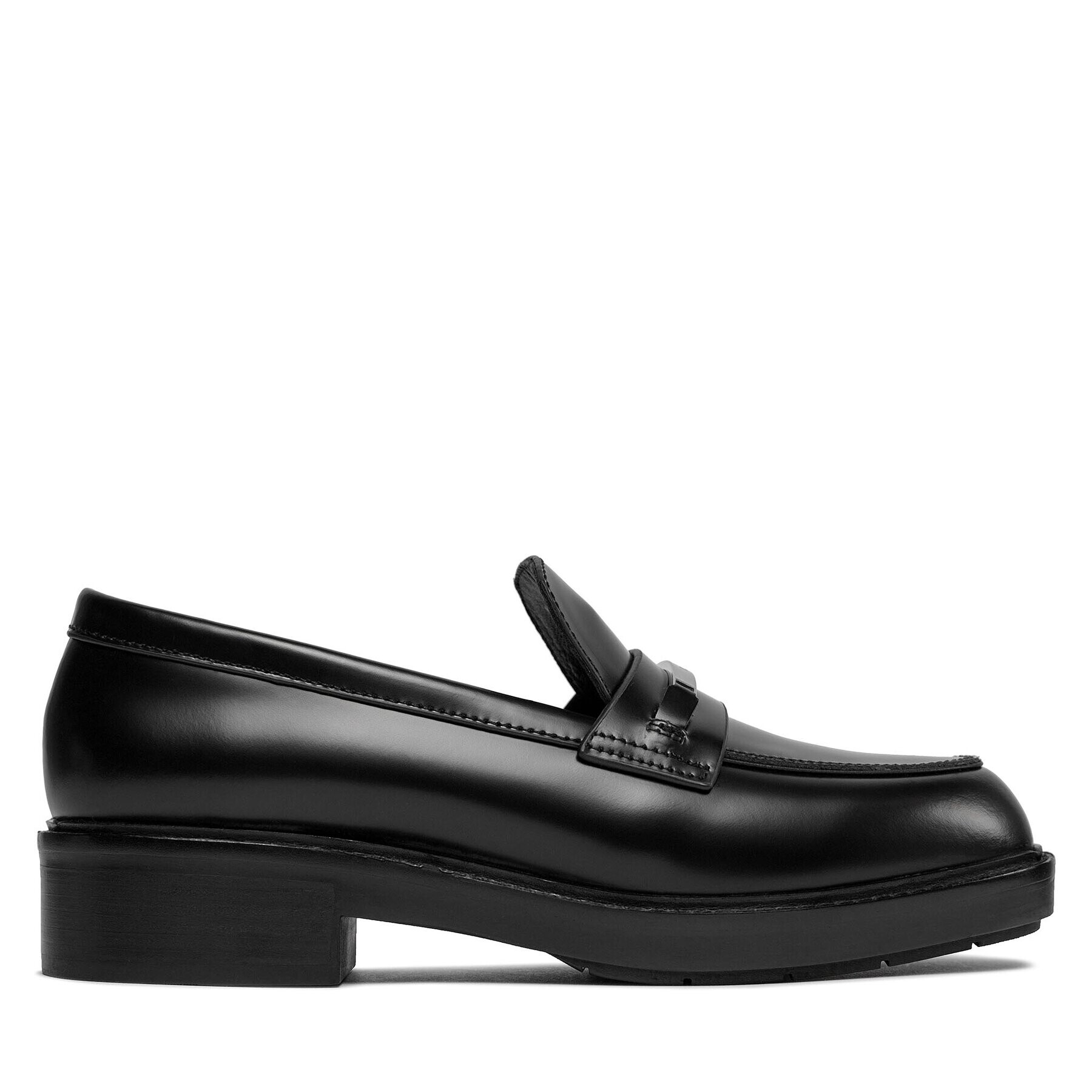 Calvin Klein лоуфъри с дебела подметка Rubber Sole Loafer W/Hw HW0HW02006 Черен - Pepit.bg