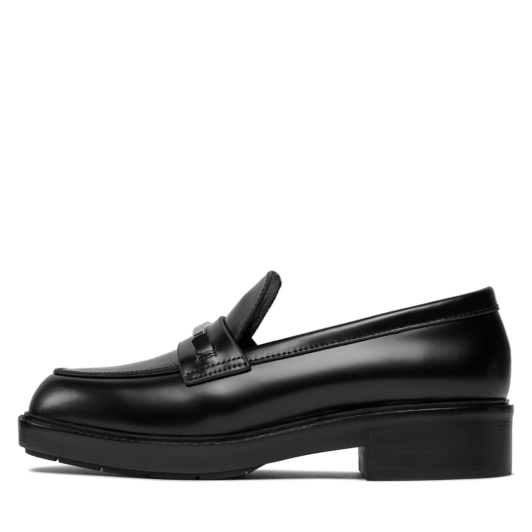 Calvin Klein лоуфъри с дебела подметка Rubber Sole Loafer W/Hw HW0HW02006 Черен - Pepit.bg