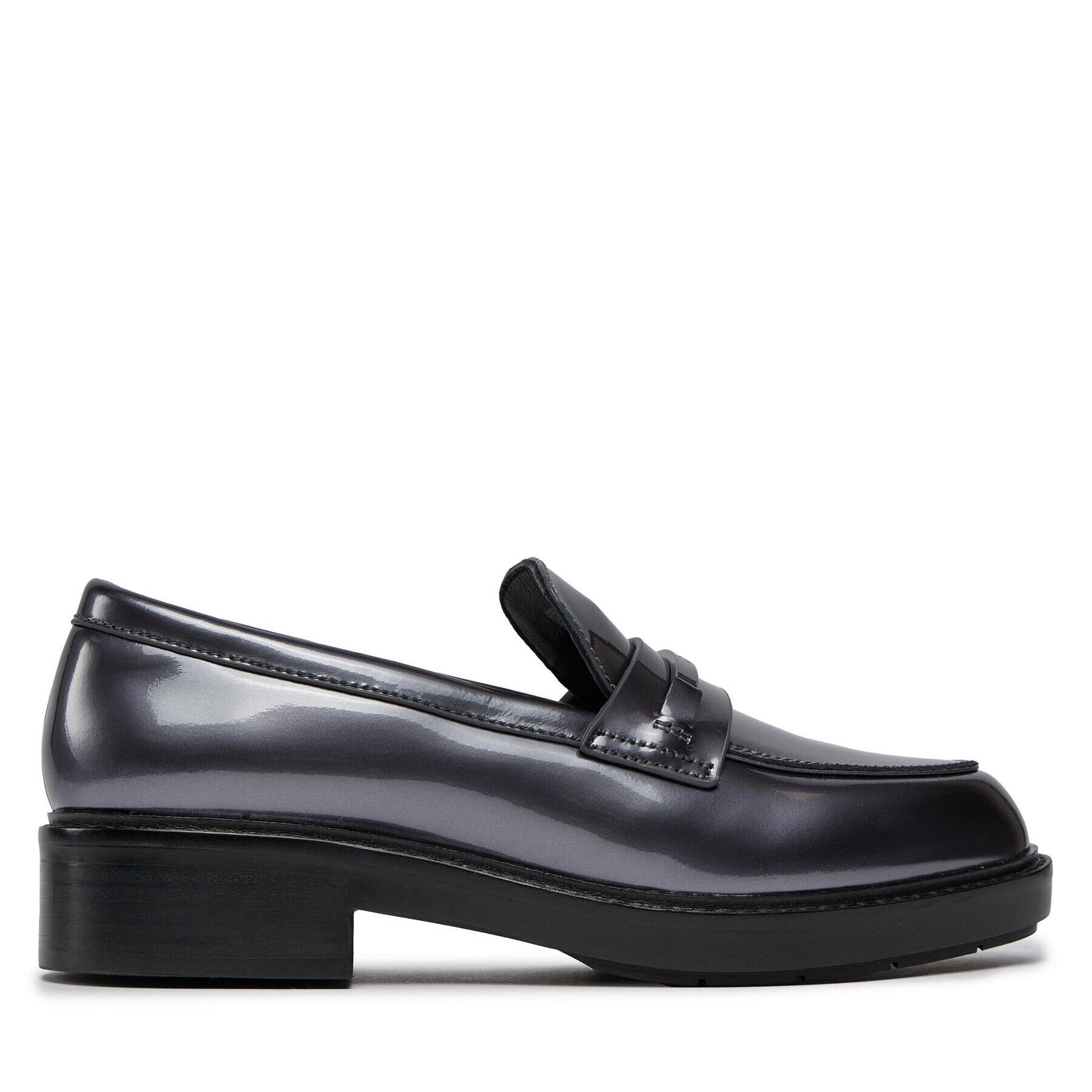 Calvin Klein лоуфъри с дебела подметка Rubber Sole Loafer W/Hw - Pearl HW0HW02002 Черен - Pepit.bg