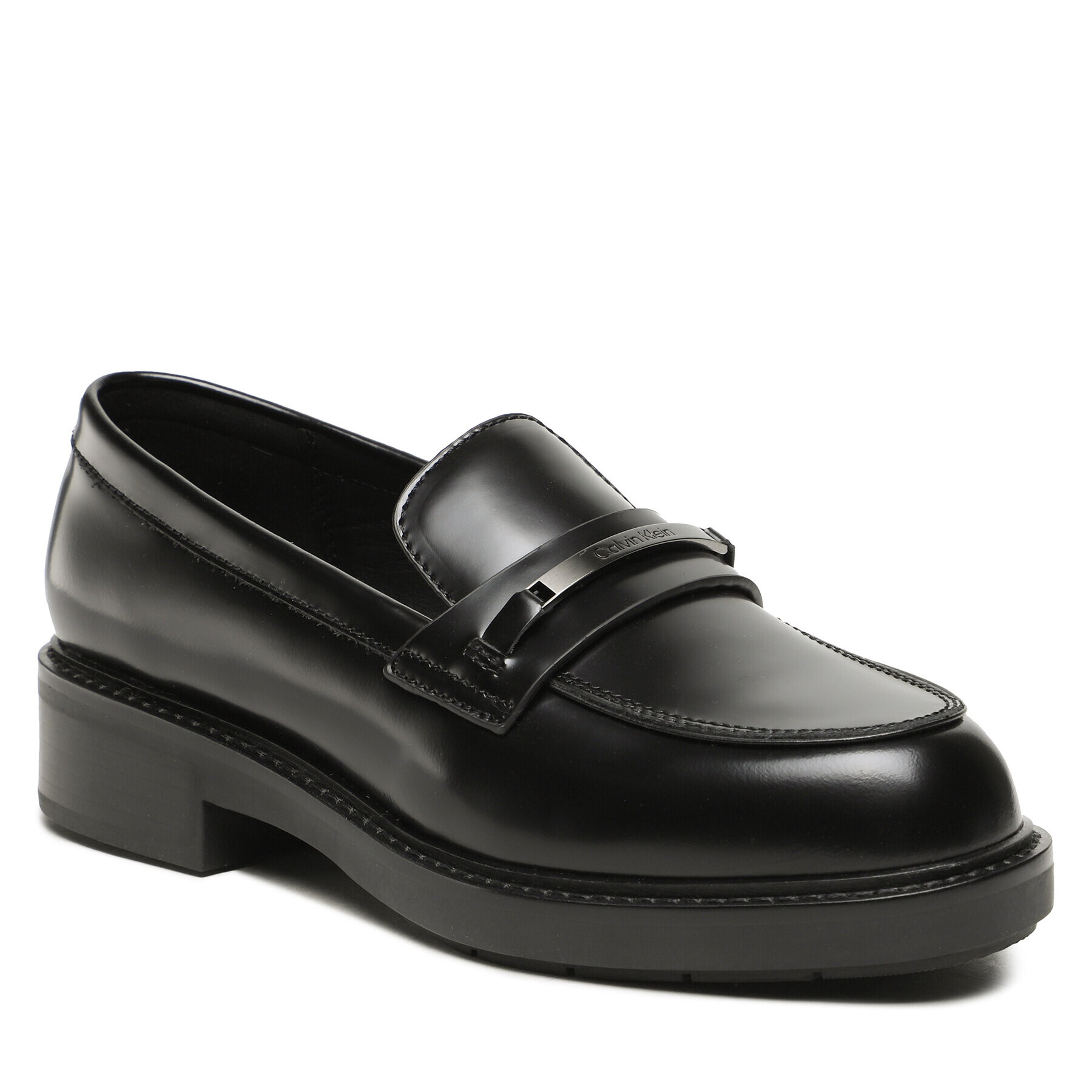 Calvin Klein лоуфъри с дебела подметка Rubber Sole W/Hw HW0HW01791 Черен - Pepit.bg