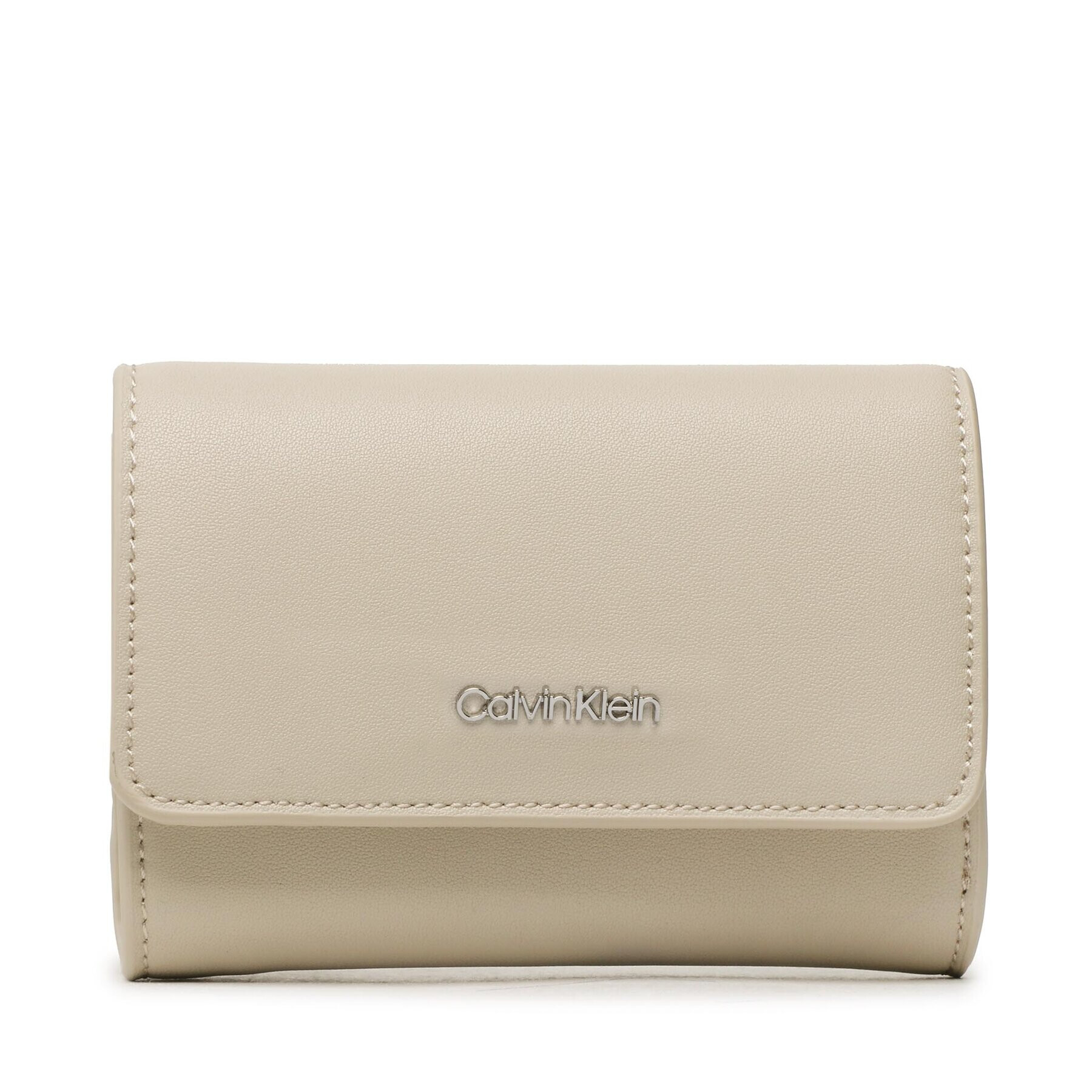 Calvin Klein Малък дамски портфейл Ck Must Trifold Sm K60K607251 Сив - Pepit.bg