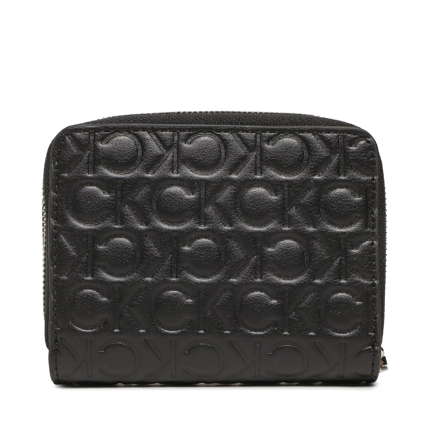 Calvin Klein Малък дамски портфейл Ck Must Z/A Wallet W/F Mid Emboss K60K610251 Черен - Pepit.bg