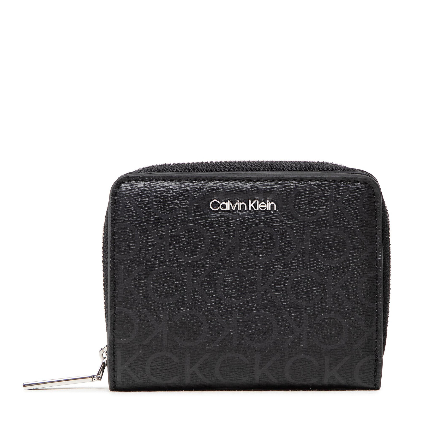 Calvin Klein Малък дамски портфейл Ck Must Z/A Wallt Flap Md Epi Mono K60K609996 Черен - Pepit.bg