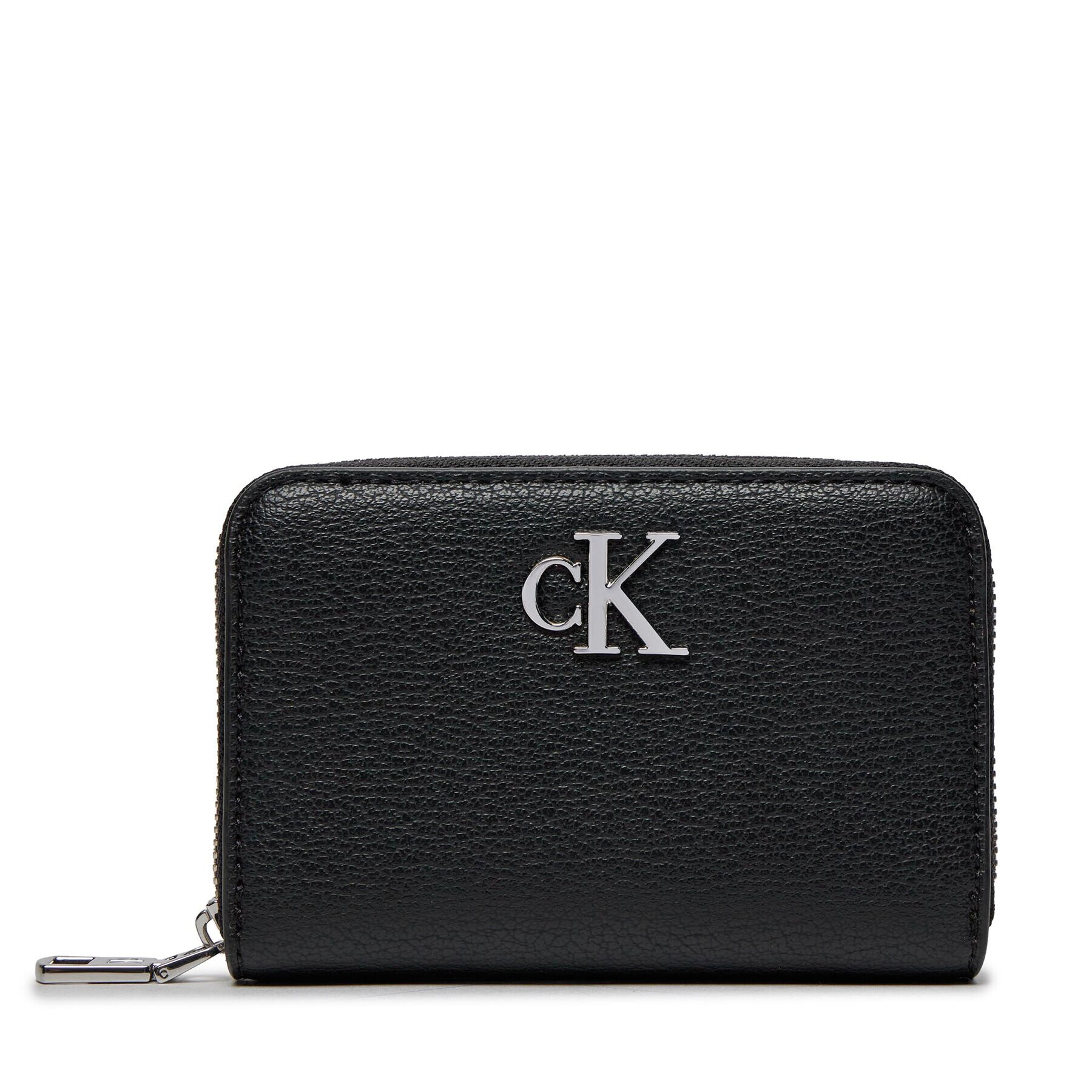 Calvin Klein Малък дамски портфейл Minimal Monogram Med Za K60K611500 Черен - Pepit.bg