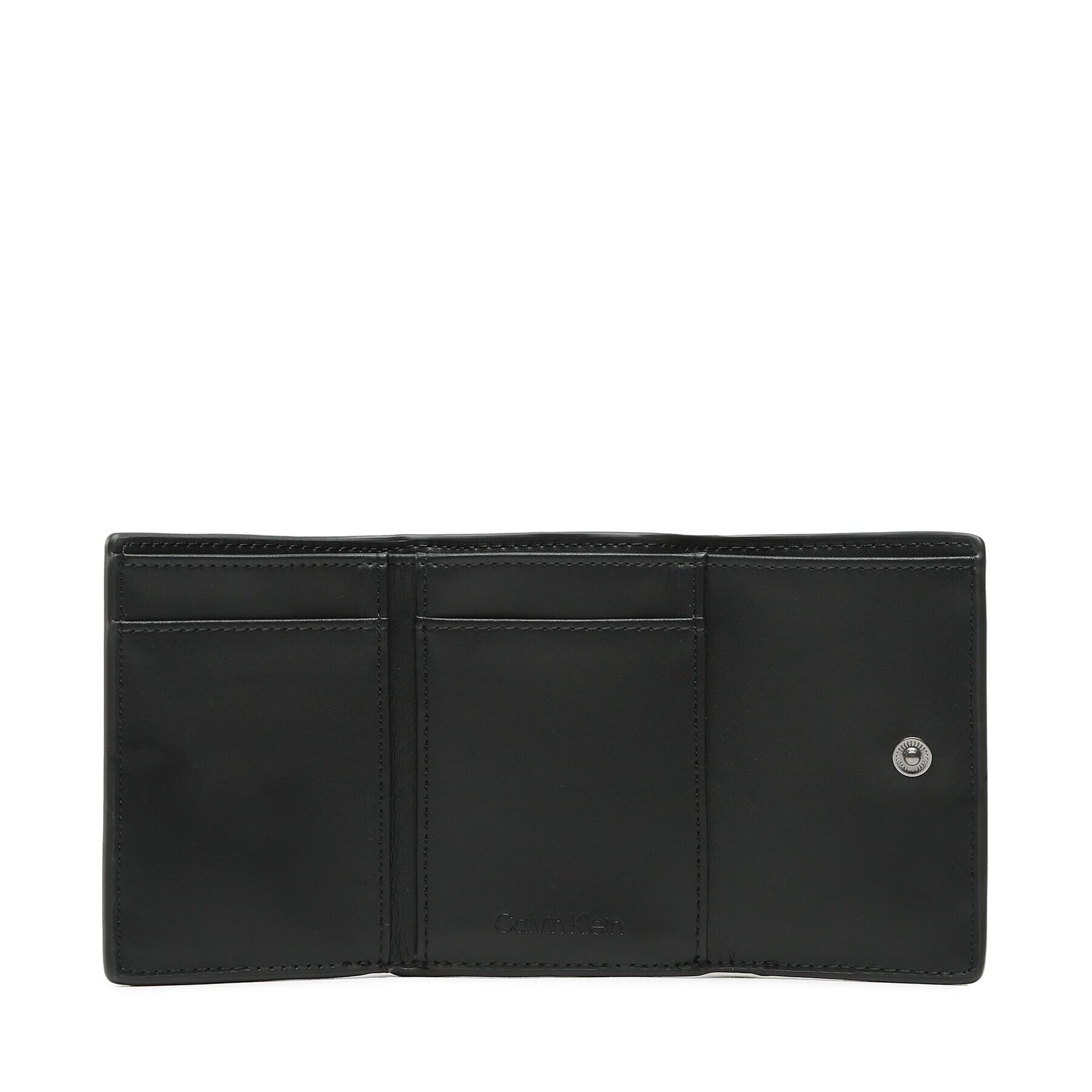 Calvin Klein Малък дамски портфейл Re-Lock Trifold Xxs Perf K60K610662 Черен - Pepit.bg