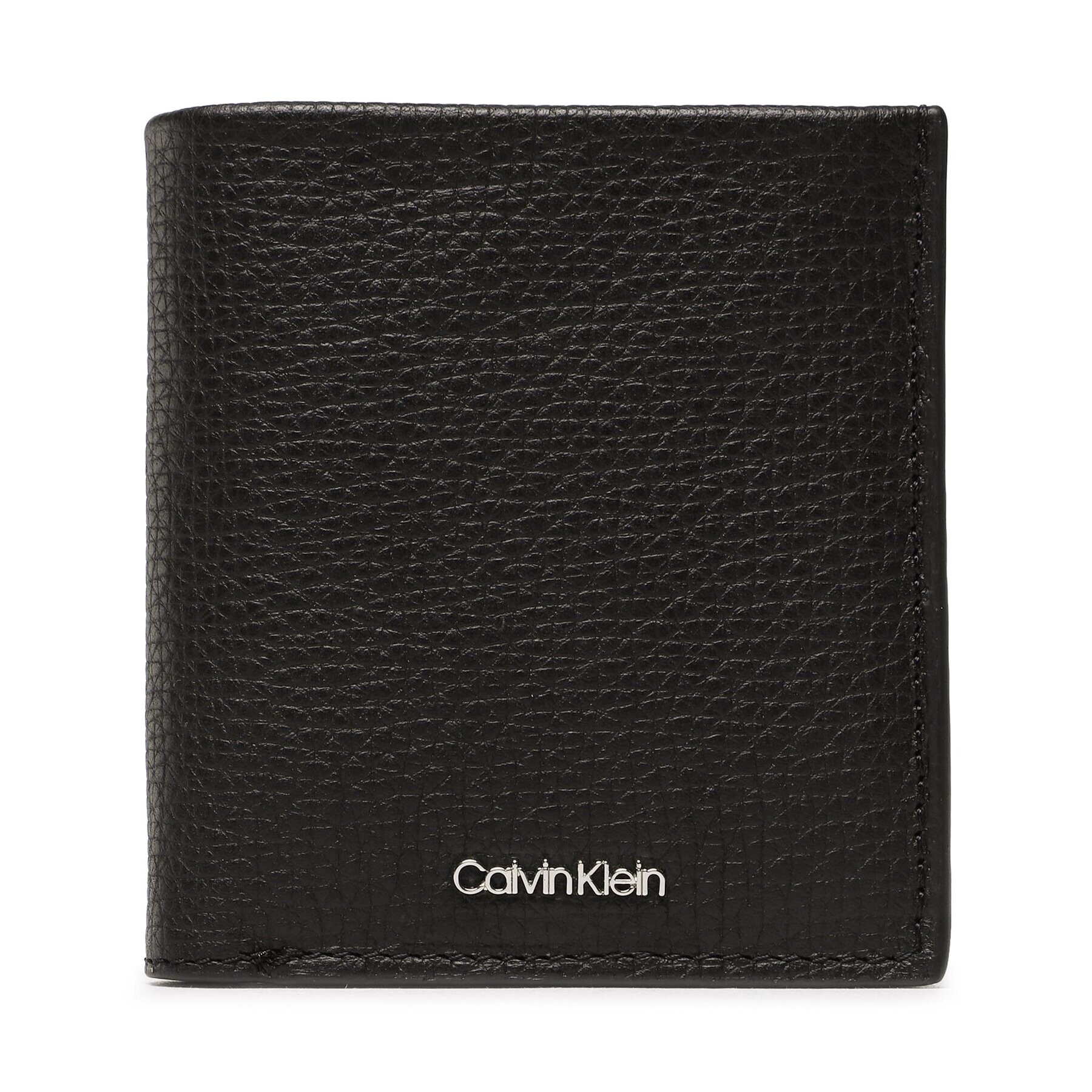 Calvin Klein Малък мъжки портфейл Minimalism Trifold 6Cc W/Coin K50K509624 Черен - Pepit.bg